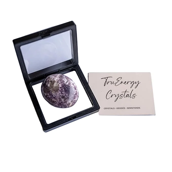 TruEnergy Lepidolite Palm Stone - 2"