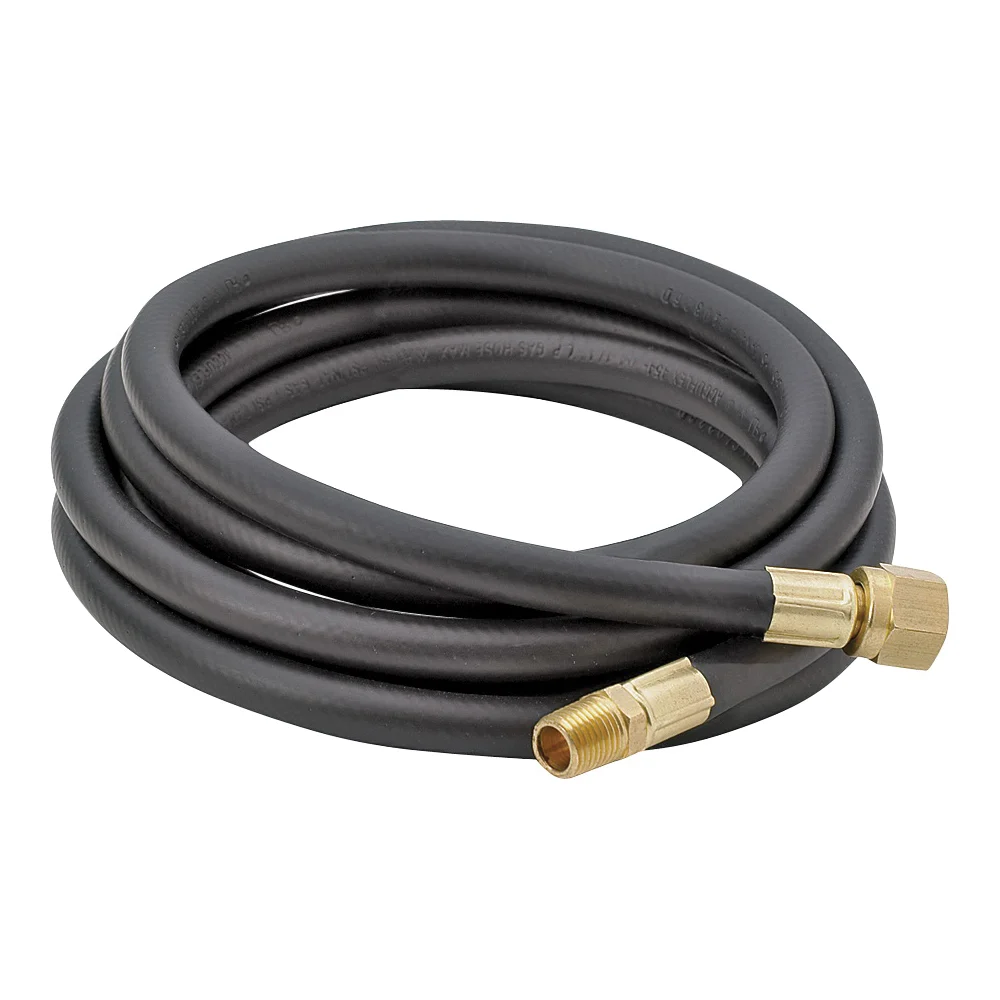 7910 LPG Hose, 1/4 in ID, 10 ft L, MNPT x FNPT Flare Swivel, Thermoplastic - Bayou Classic