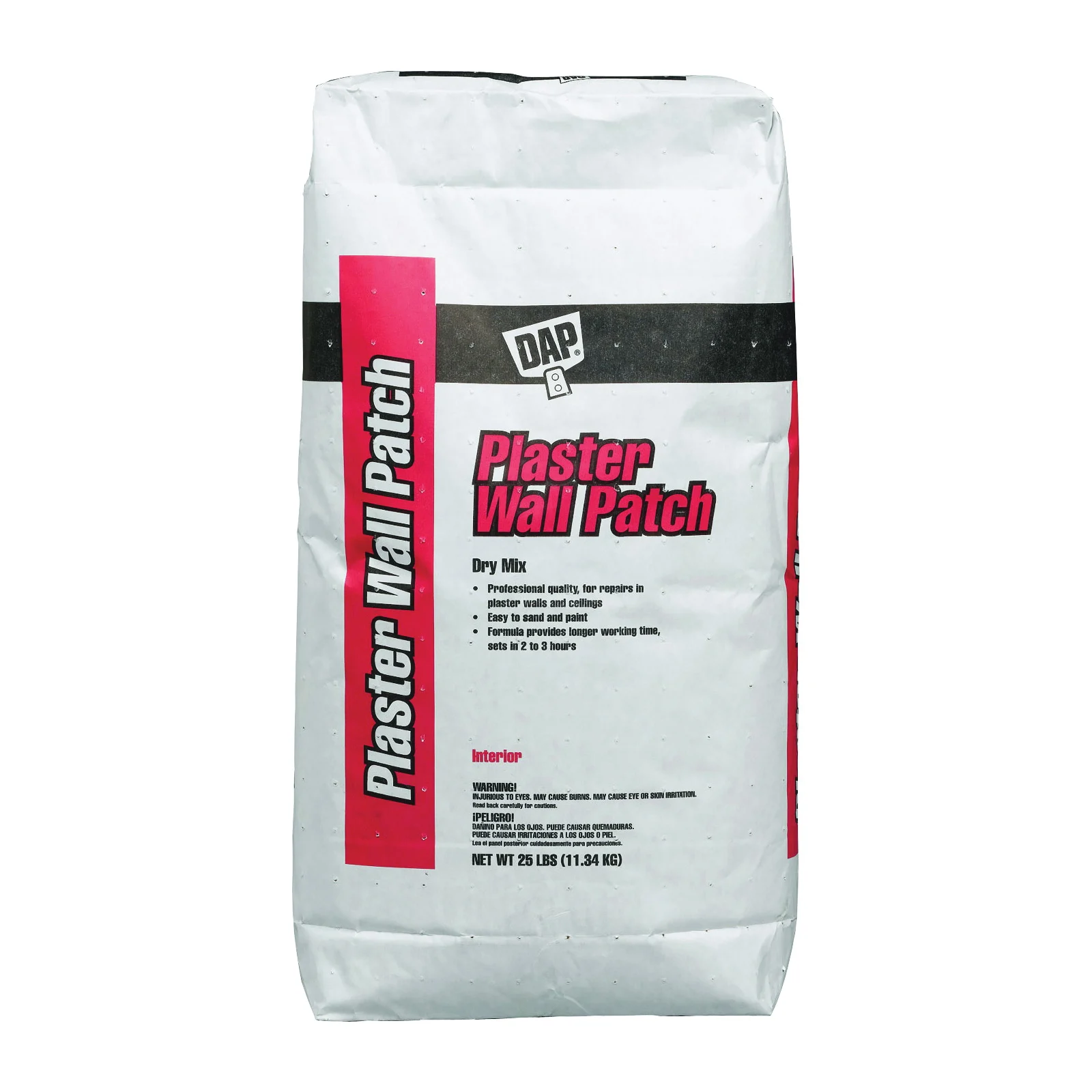 10304 Plaster Wall Patch, Powder, White, 25 lb Bag - DAP
