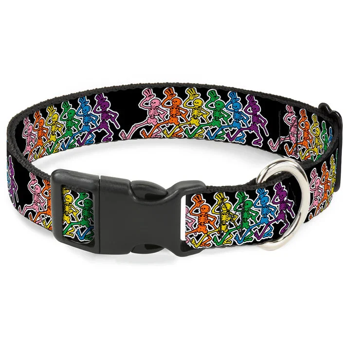 Grateful Dead Dancing Skeletons Dog Collar 1" inch Wide - Buckle-Down, Inc.