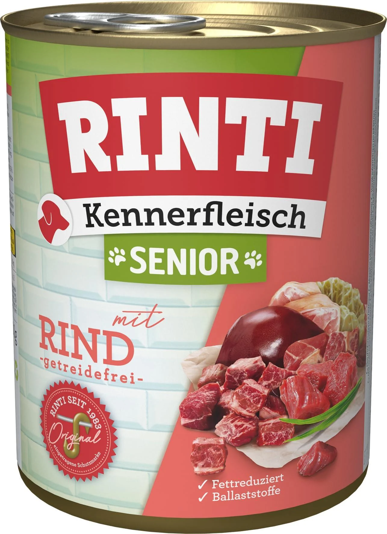 RINTI Kennerfleisch Senior + Beef 12 x 800 g Senior + Beef 800 g (12 pack)