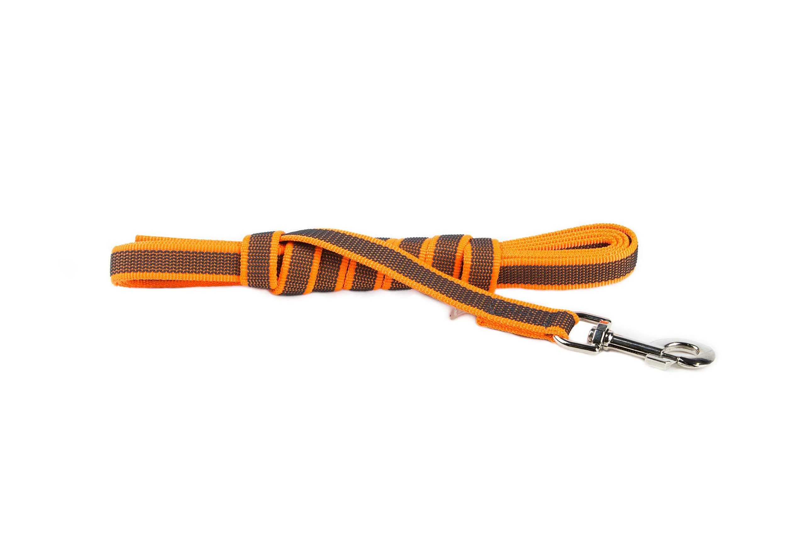 IDC Color & Gray rubberized leash 20 mm x 3 m without loop orange-gray Orange-gray 20 mm x 3 m (without loop)