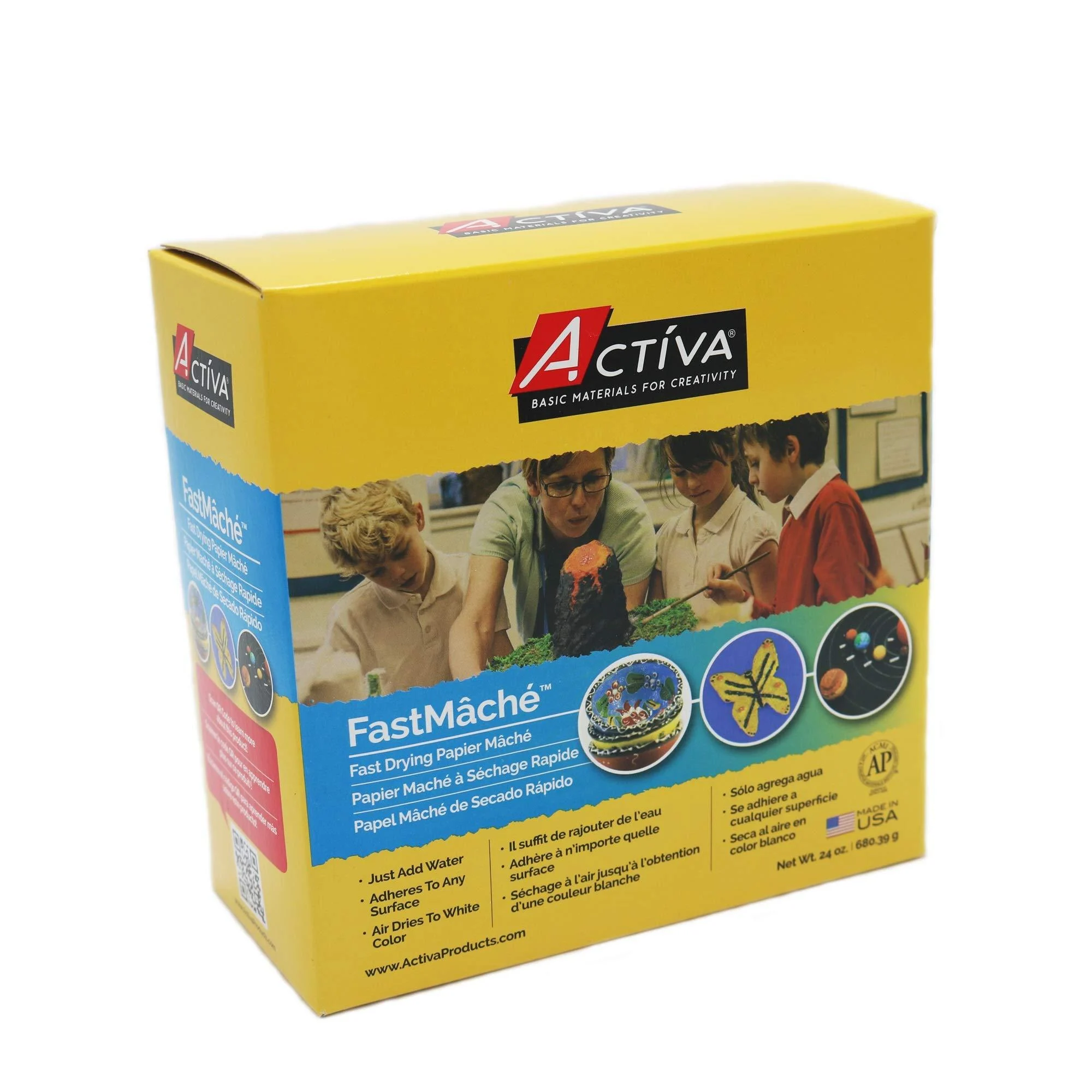 ACTIVA API600 Fast Mache Instant Paper Mache 1.5 lbs. White