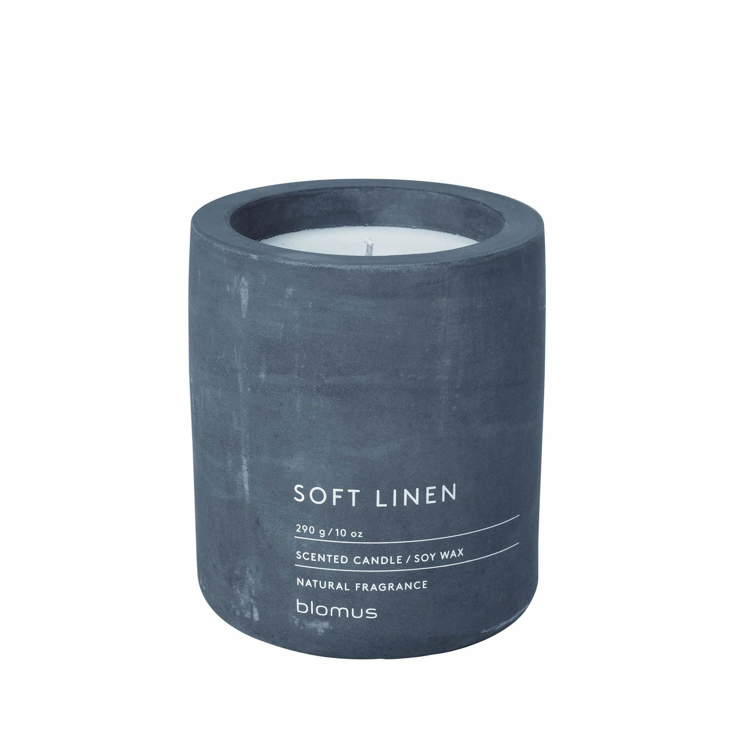 Blomus Fraga Scented Candle Magnet L Soy Wax Candle in Concrete Look Medium ys/m Magnet