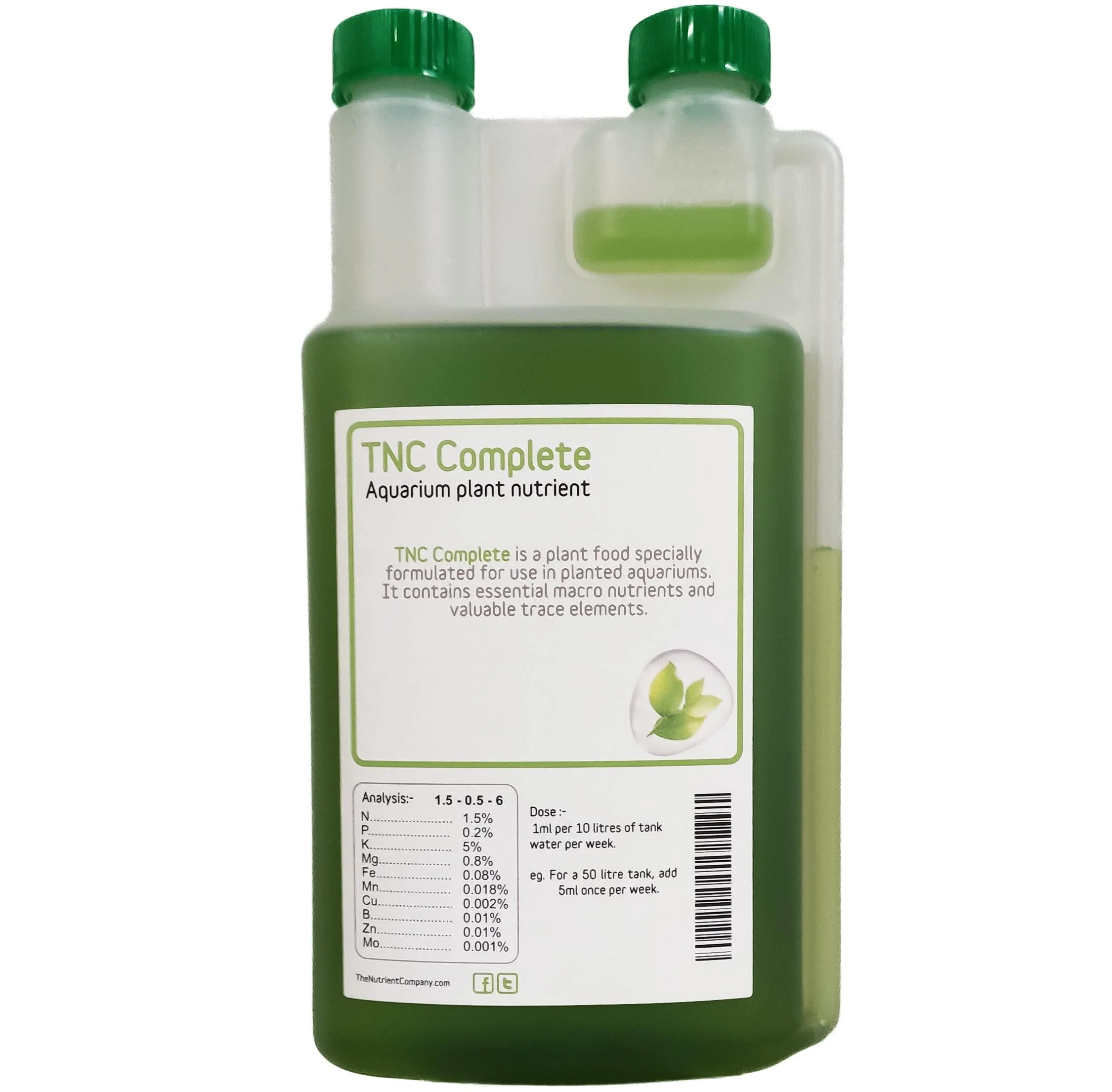 TNC Complete - Plant Fertilizer Aquarium/Aquatic Plant Food (1000ml) 1 l (Pack of 1)