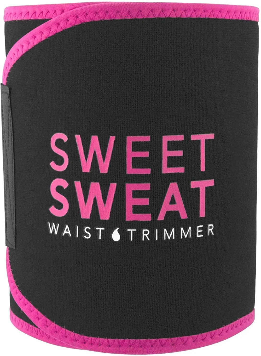 Sports Research Sweet Sweat Waist Trimmer Medium Black & Pink 1 Belt