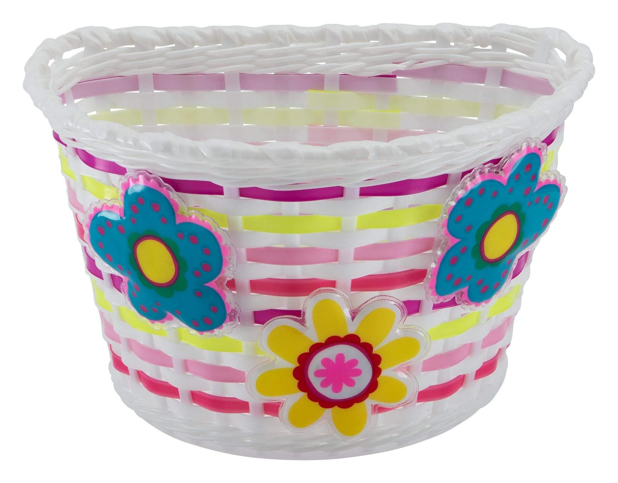 Schwinn Girls Bicycle Basket, Kids Front Bike Accessory Light-up Flowers