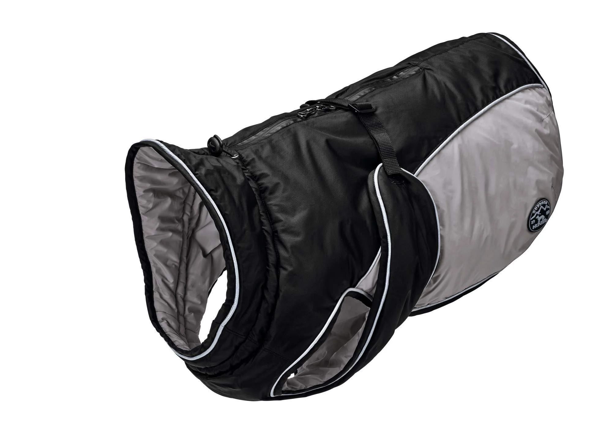 HUNTER UPPSALA EXTREME dog coat winter coat water-repellent reflective 55 black/grey black/grey 55
