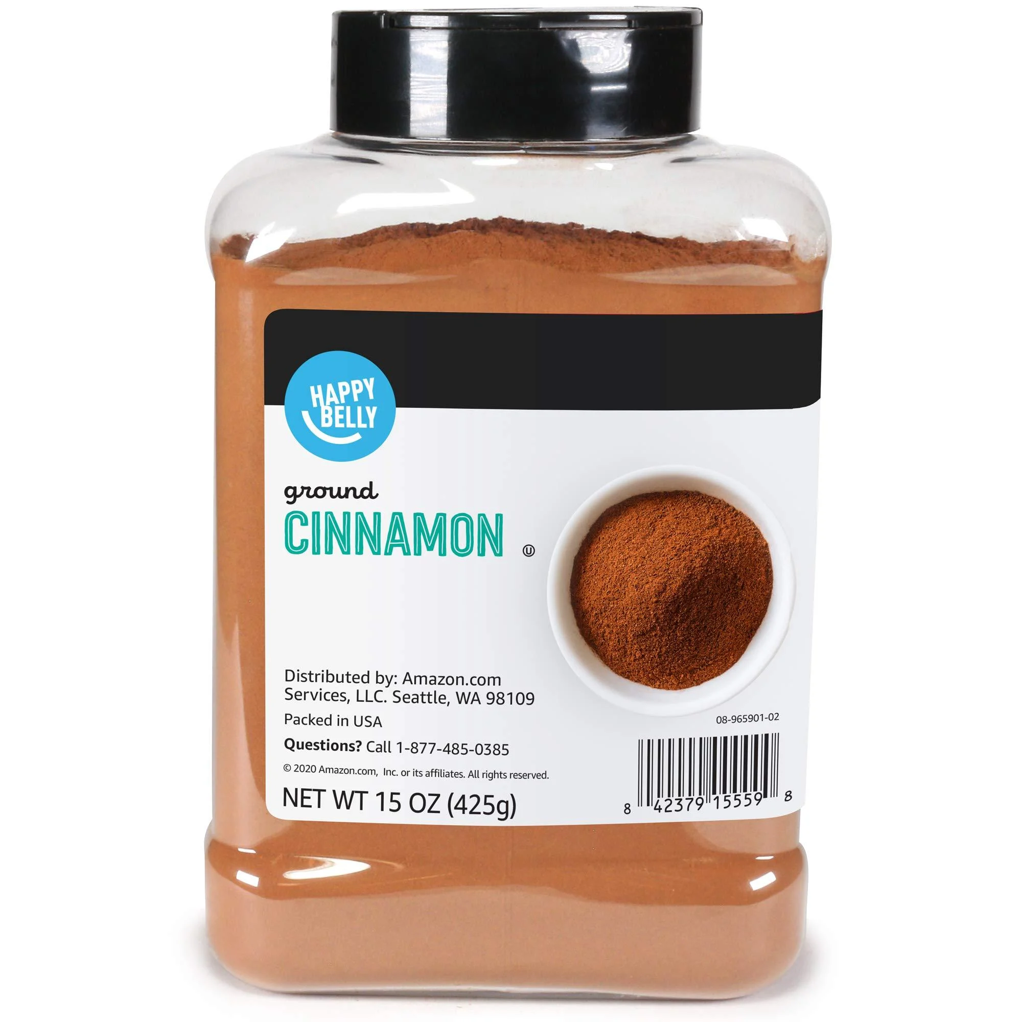 Amazon Brand - Happy Belly Cinnamon, Ground, 15 Ounces