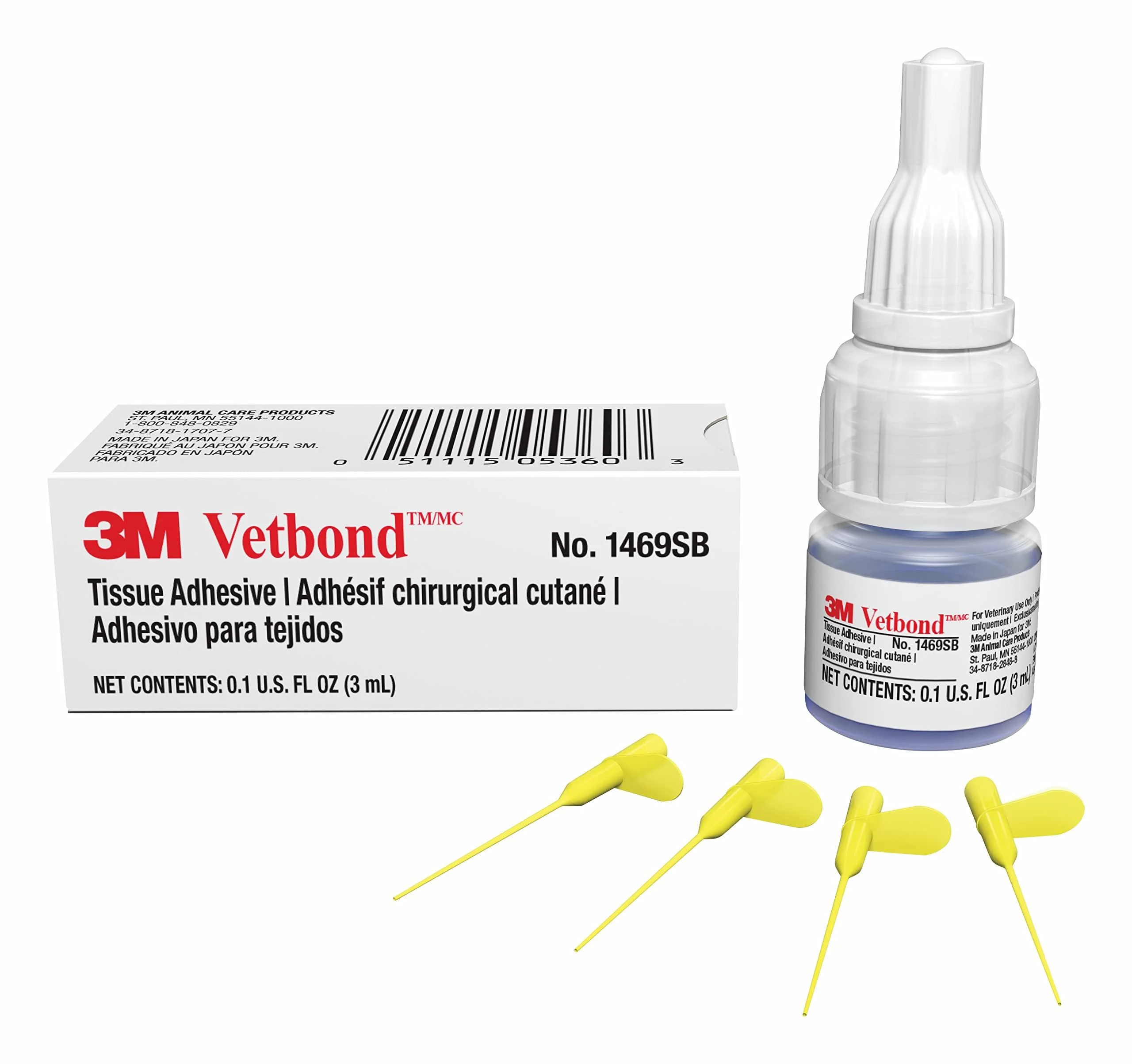 Vetbond Tissue Adhesive 1469Sb 3 ml (Pack of 1) - 3M