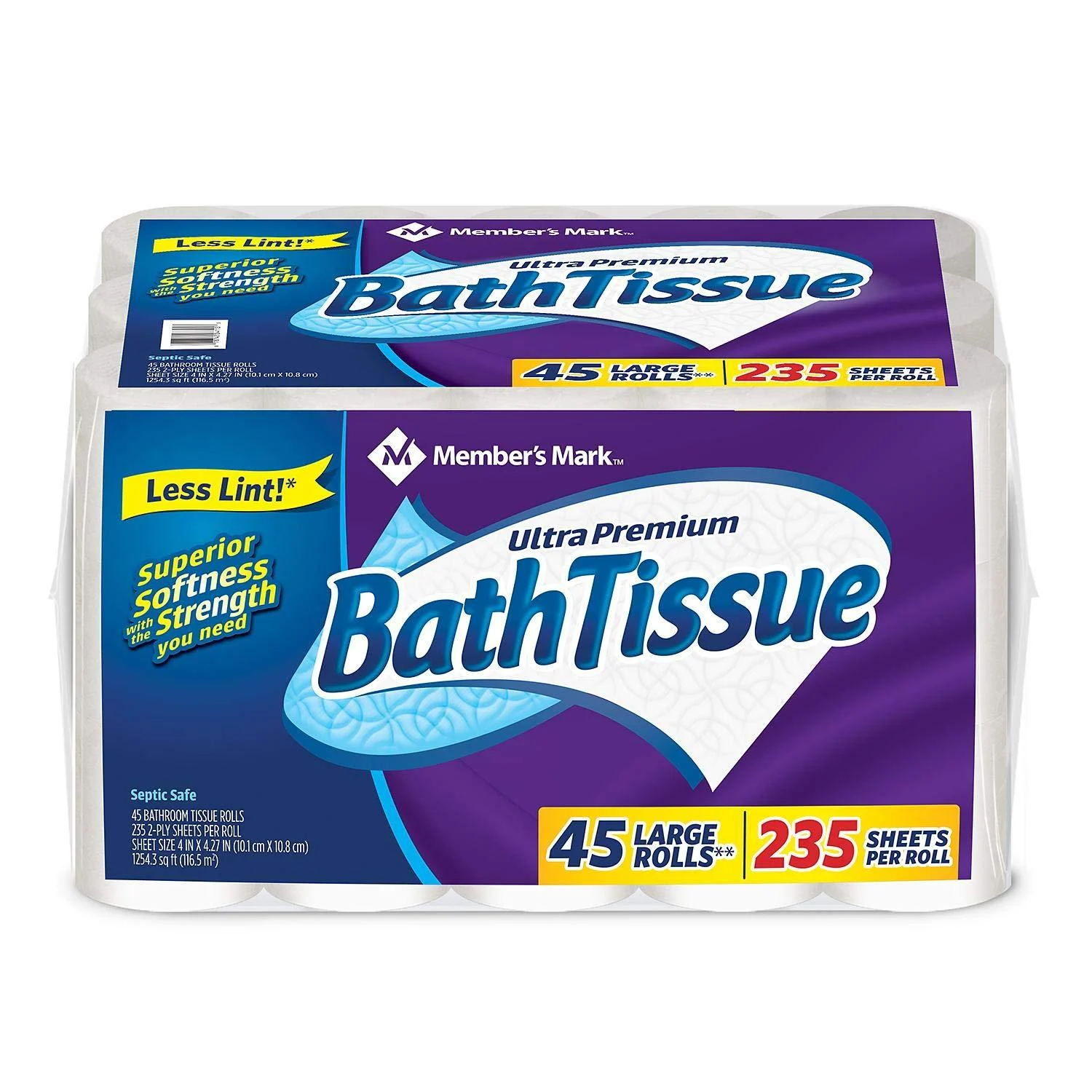 Member's Mark Ultra Premium Bath Tissue, 2 ply (232 Sheets, 45 Rolls) - Members Mark