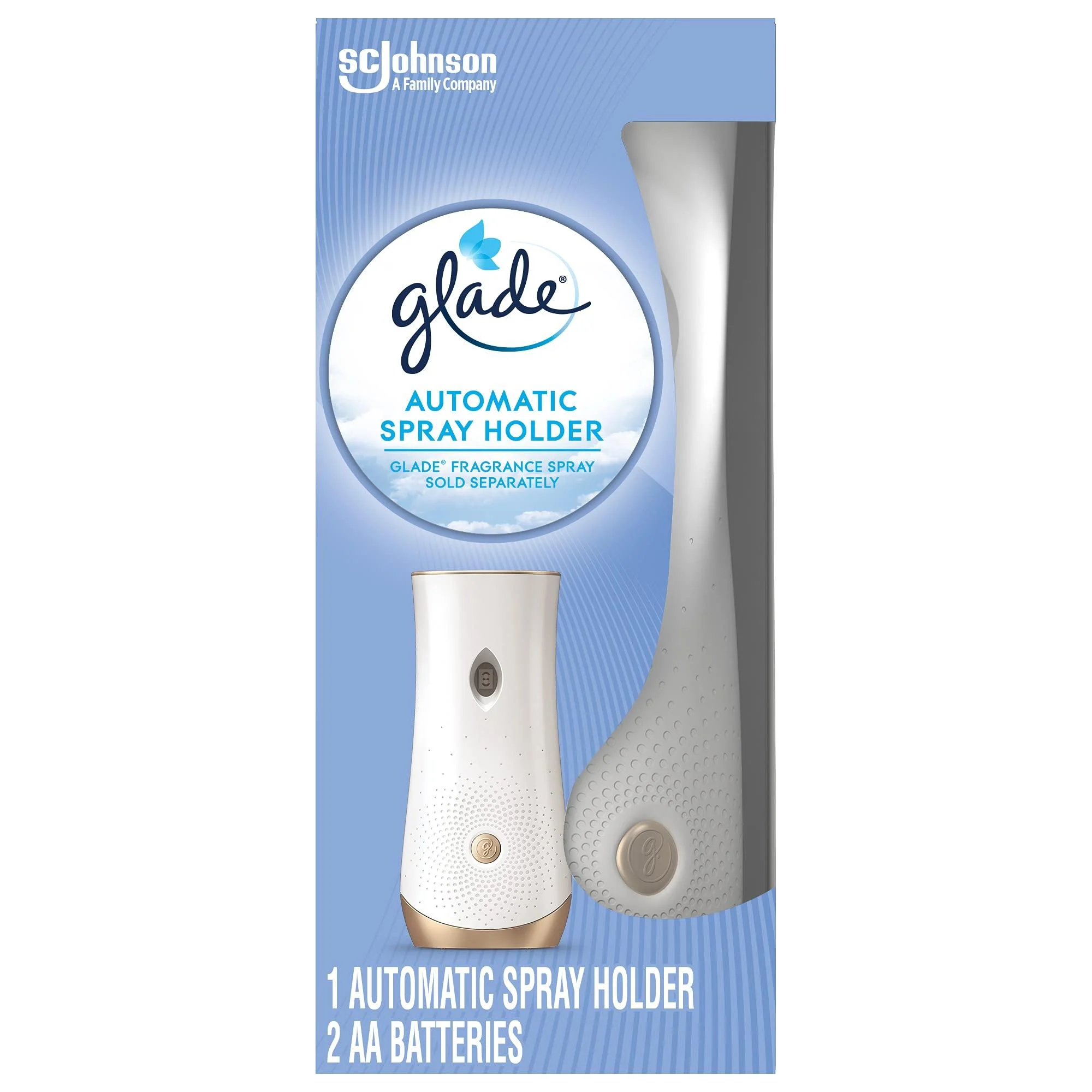 Glade Automatic Air Freshener Spray Holder For Home and Bathroom 1 Count