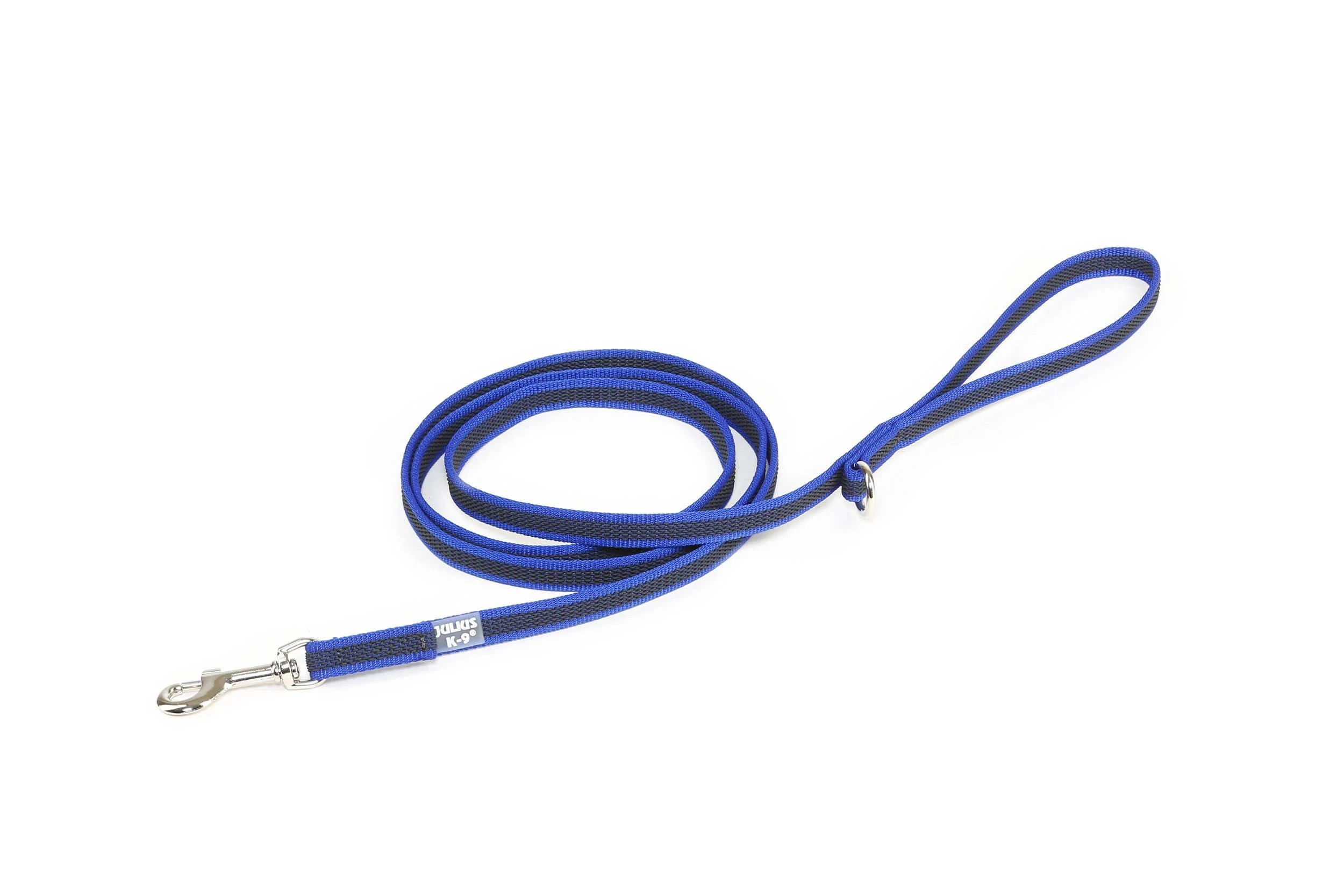 IDC Color & Gray rubberized leash 14 mm x 1.8 m with loop blue-grey Blue-grey 14 mm x 1.8 m (with loop)