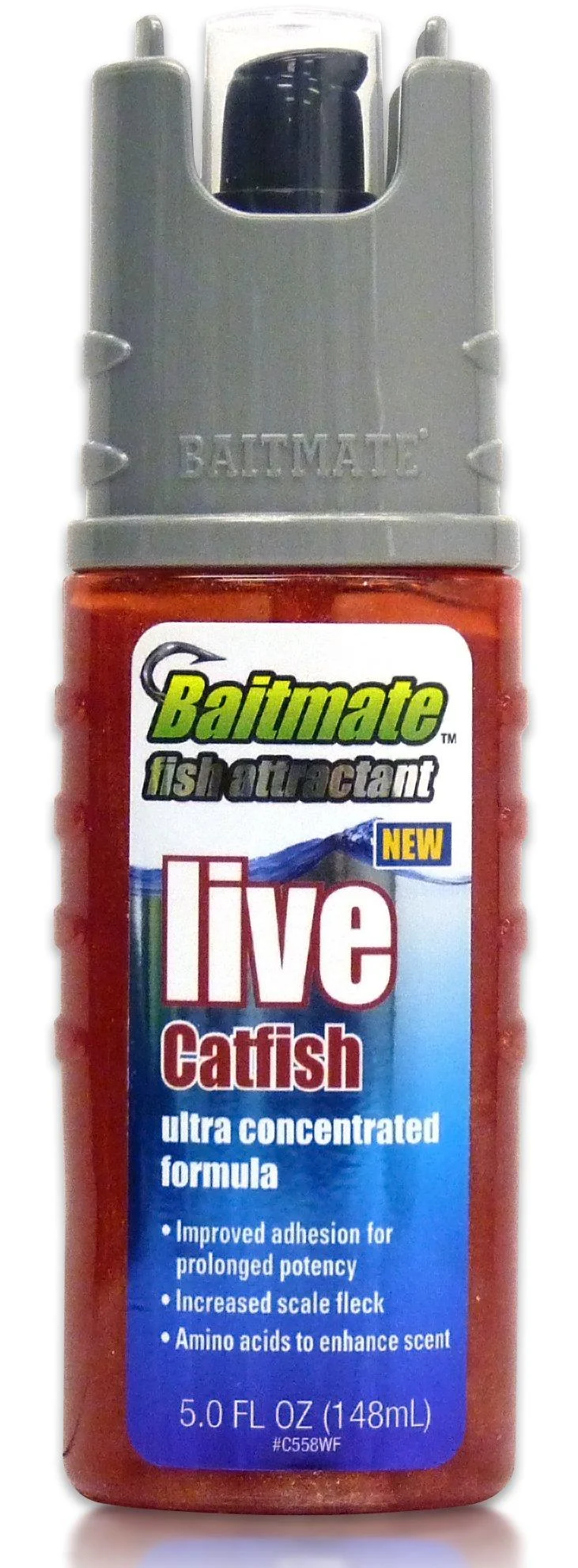 Baitmate Live Scent Fish Attractant, for Lures and Baits - 5 fl oz. Catfish