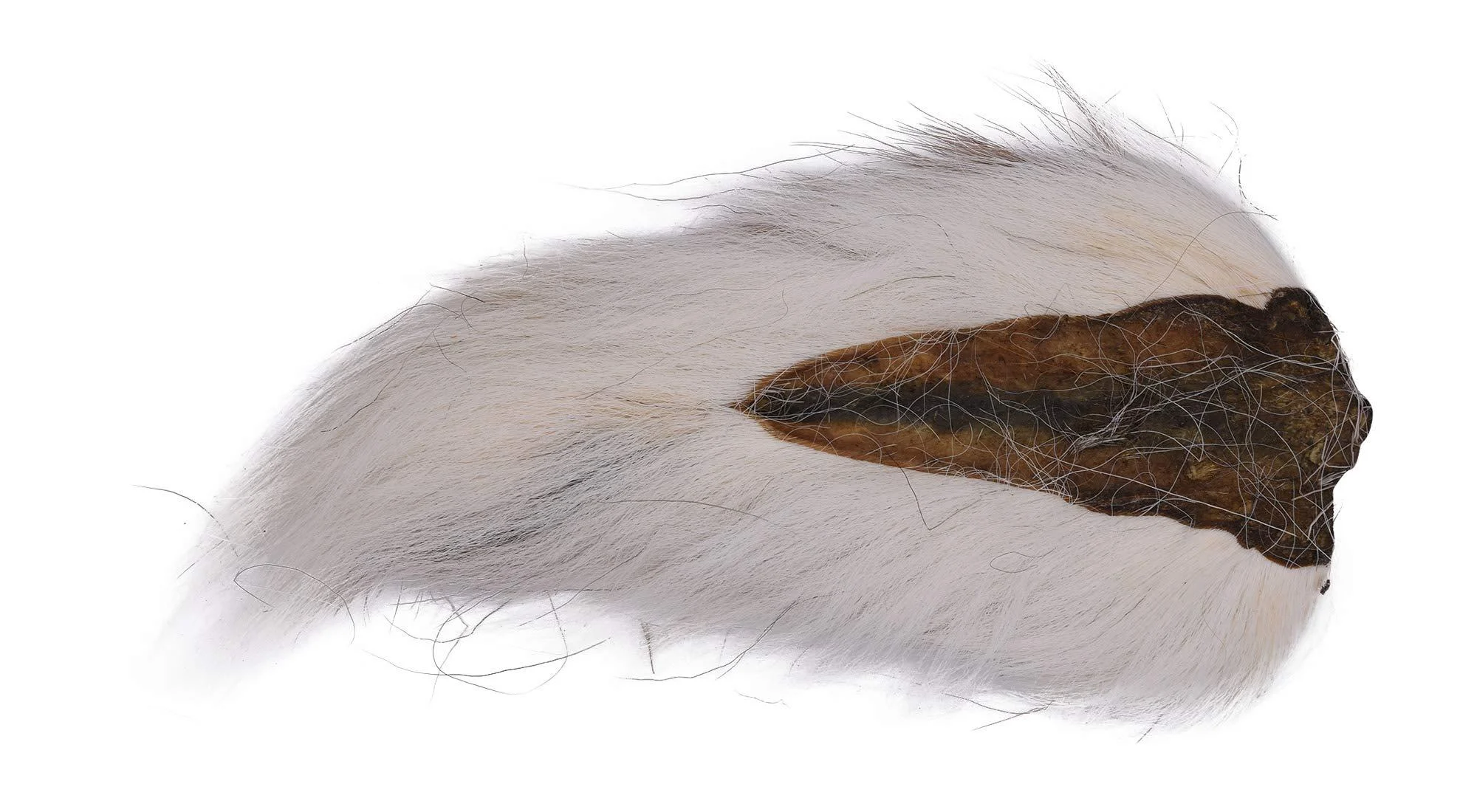 Hareline Dubbin Large Northern Bucktail White