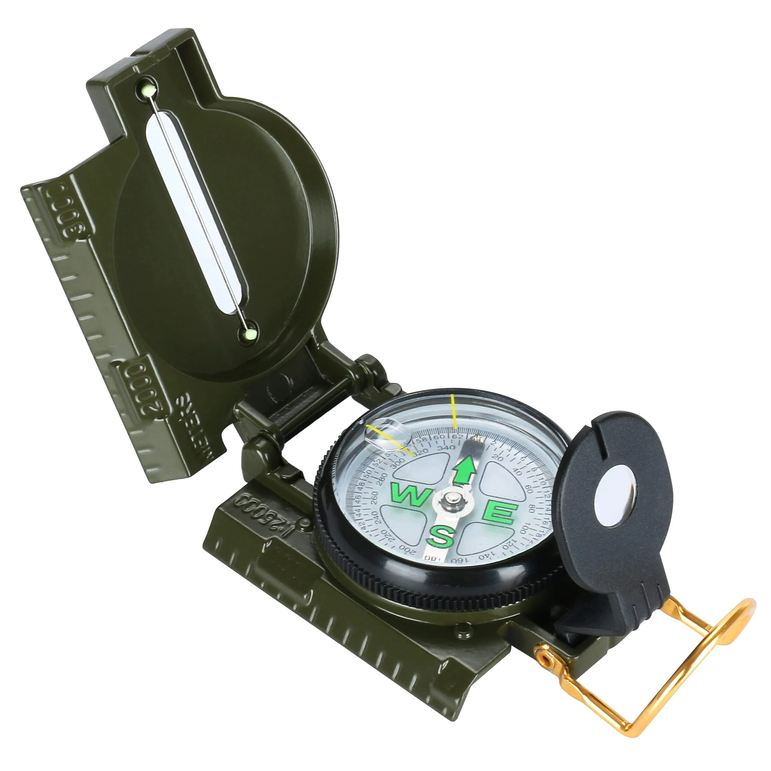 Grenhaven Marching Compass Hiking Compass Marching Direction Bearing Compass Compass Camouflage