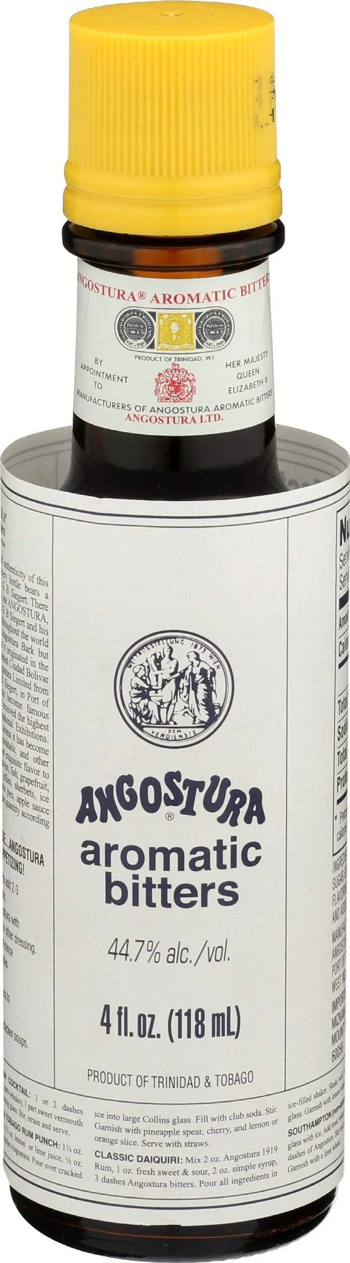 Angostura Aromatic Bitters, 4 oz 4 Fl Oz (Pack of 1)