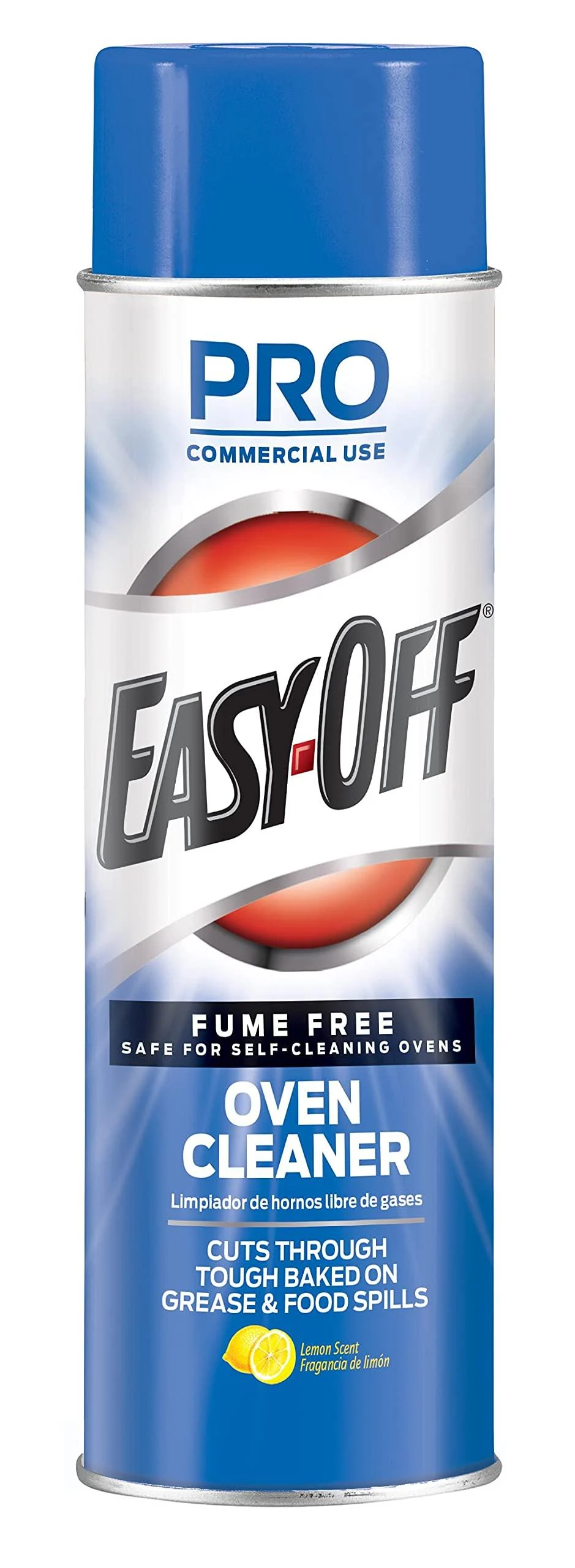 Easy-Off Fume Free Oven Cleaner Spray, Lemon, 24oz, Removes Grease