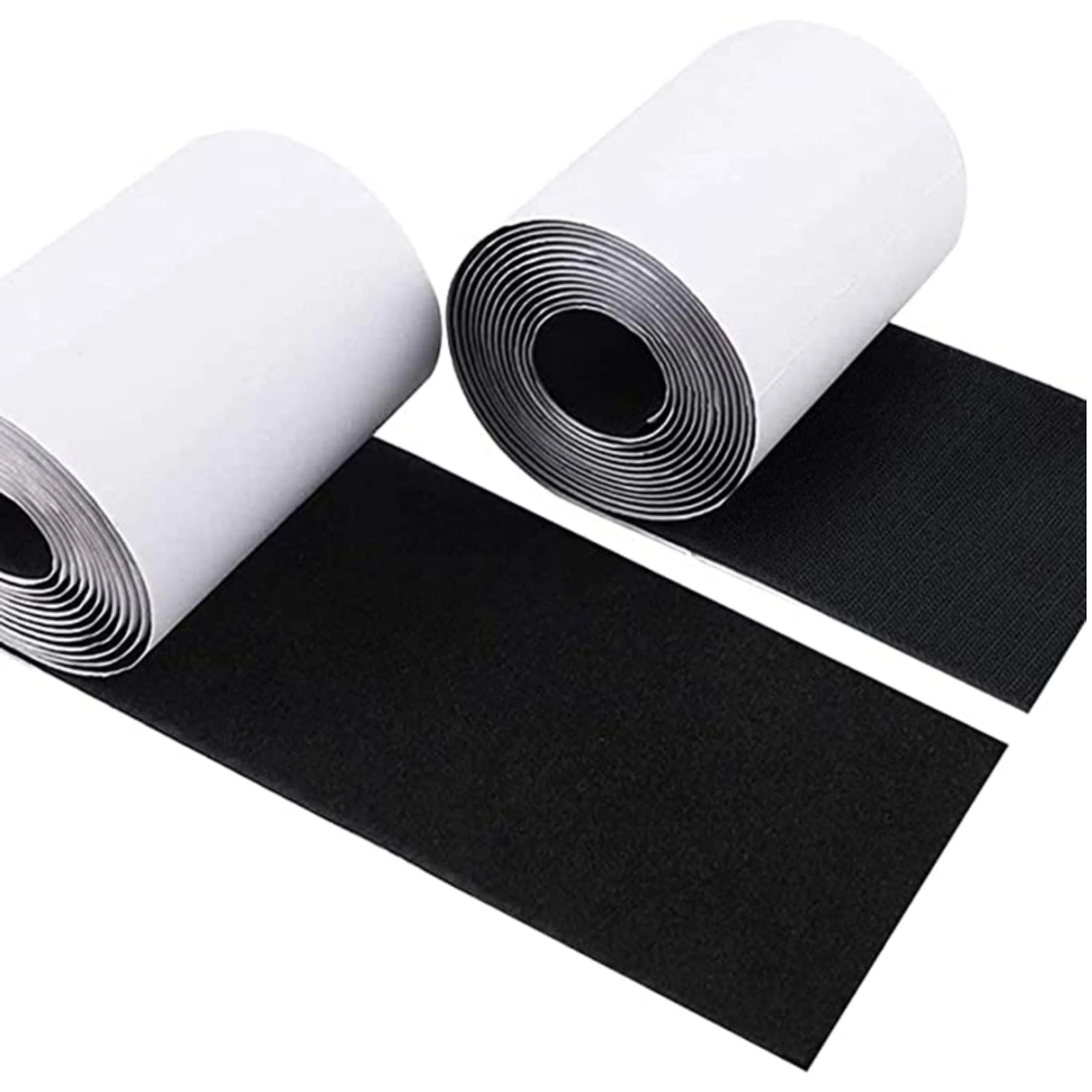 Hook and Loop Tape with Adhesive Large Hook and Loop Sheets (4inch) Heavy Duty Industrial Strength Interlocking Tape for Office and Home (3.28ft Long) - Rena Chris