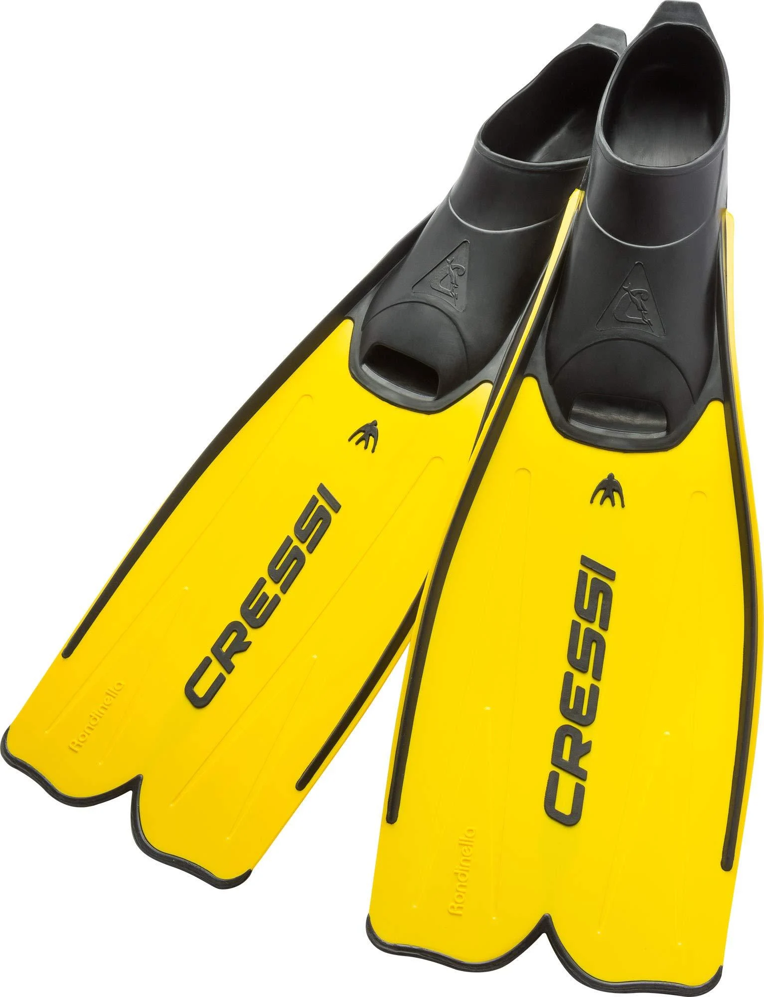 Cressi Adult Snorkeling Full Foot Pocket Fins - Good Thrust, Light Fin - Rondinella: Designed and Made in Italy EU 39/40 | US Man 6.5/7.5 | US Lady 7.5/8.5 Yellow