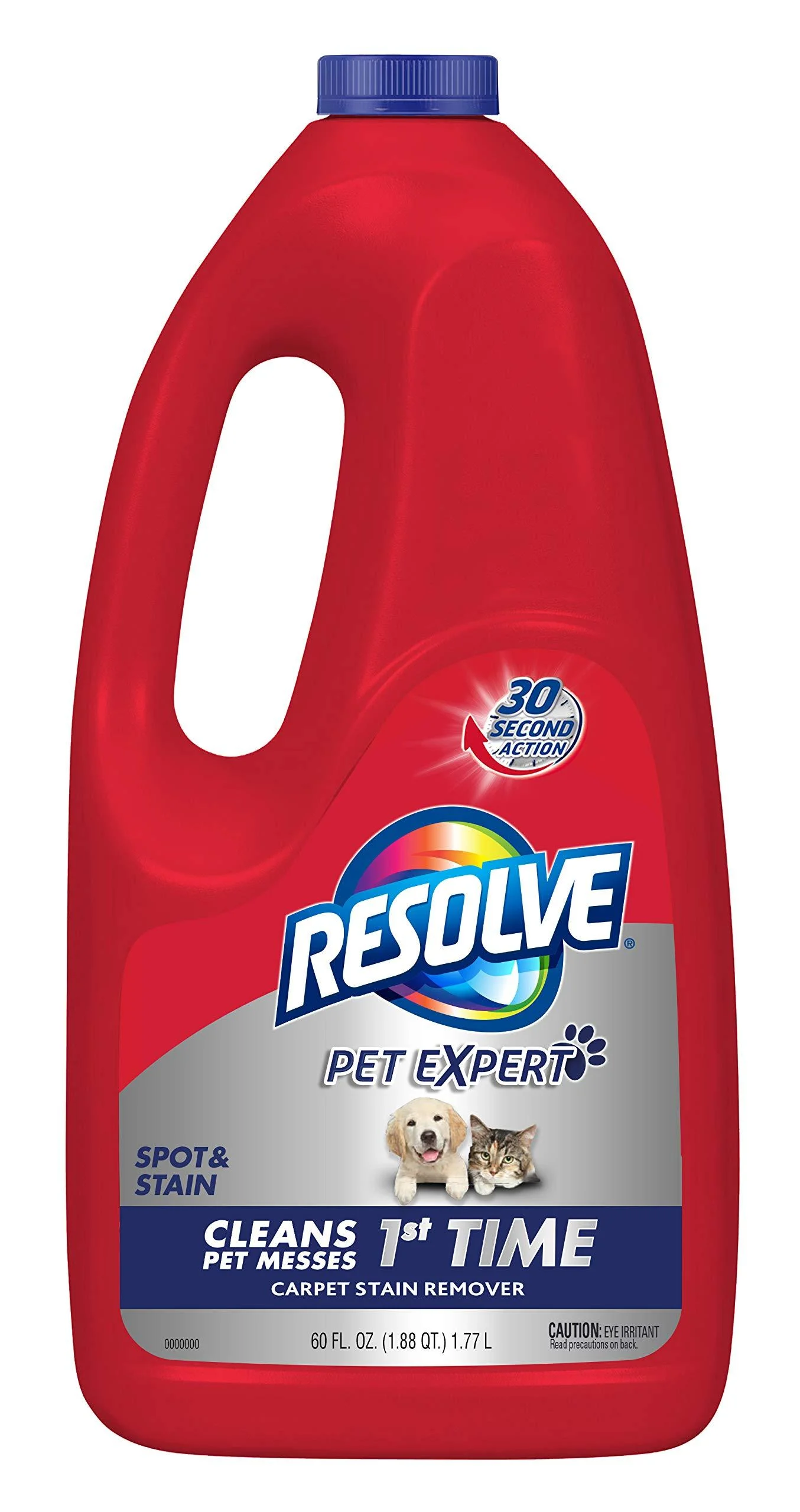 Resolve Pet Carpet Spot & Stain Remover Spray Refill, 60oz, cleans pet messes (SYNCHKG097508)