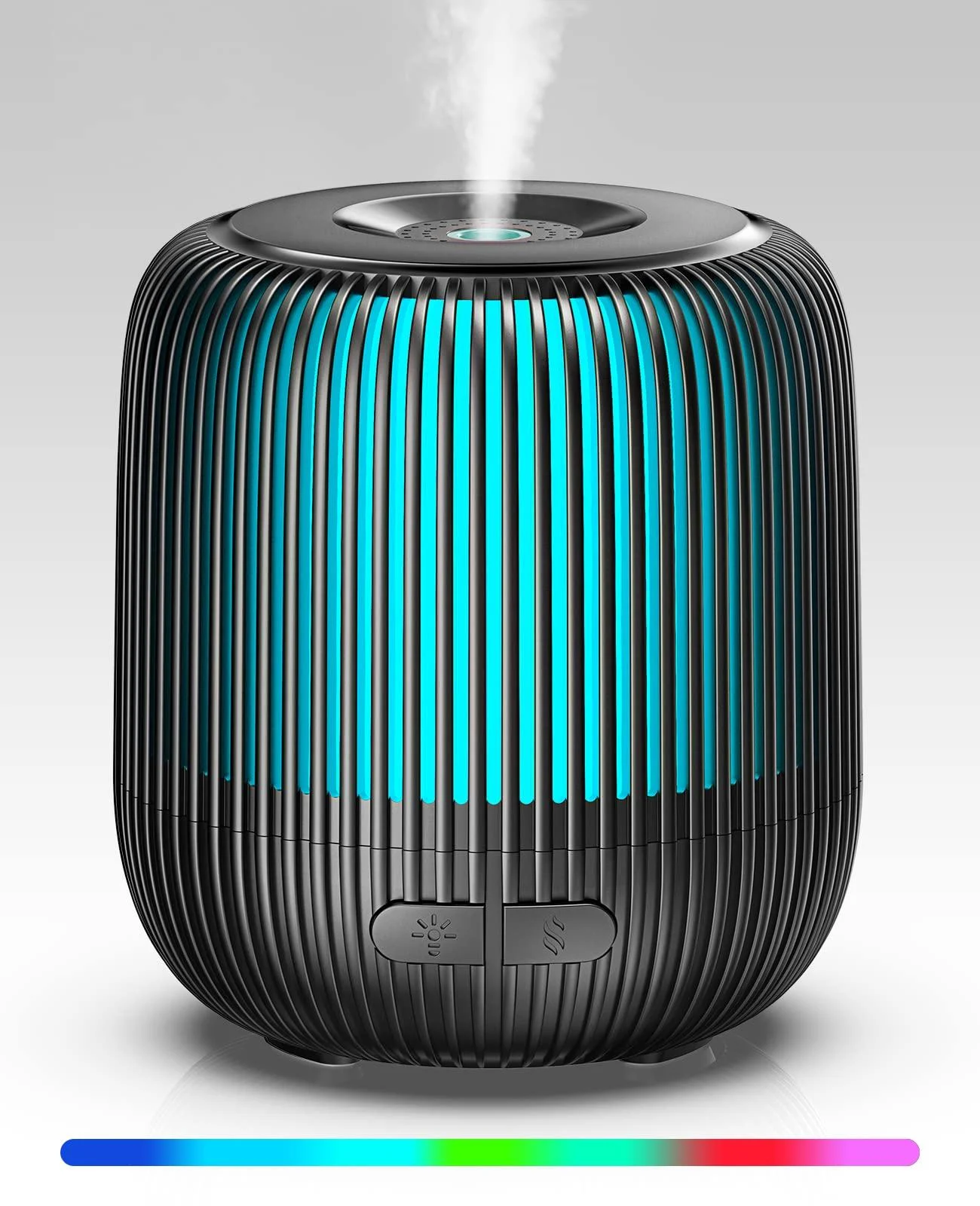 Jack & Rose Small Diffuser for Office Room Home, 140ml Air Diffuser, 7 Colors Changed Essential Oil Diffuser, Auto Off Function for Sleep Relax Work