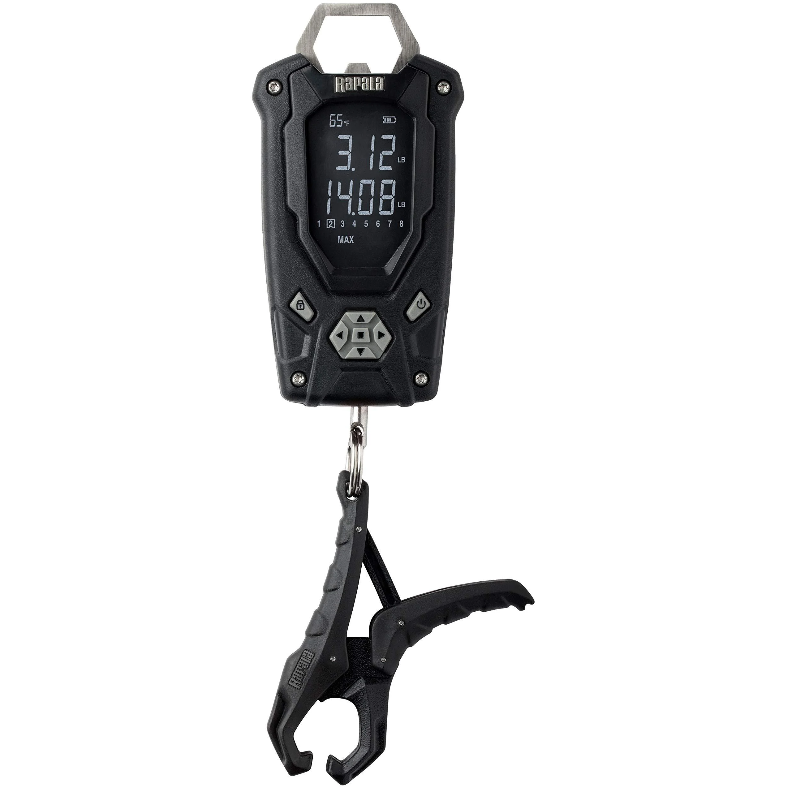 Rapala RHCDS50 High Contrast Digital Scale ,Black, 50 lbs. - ?Rapala