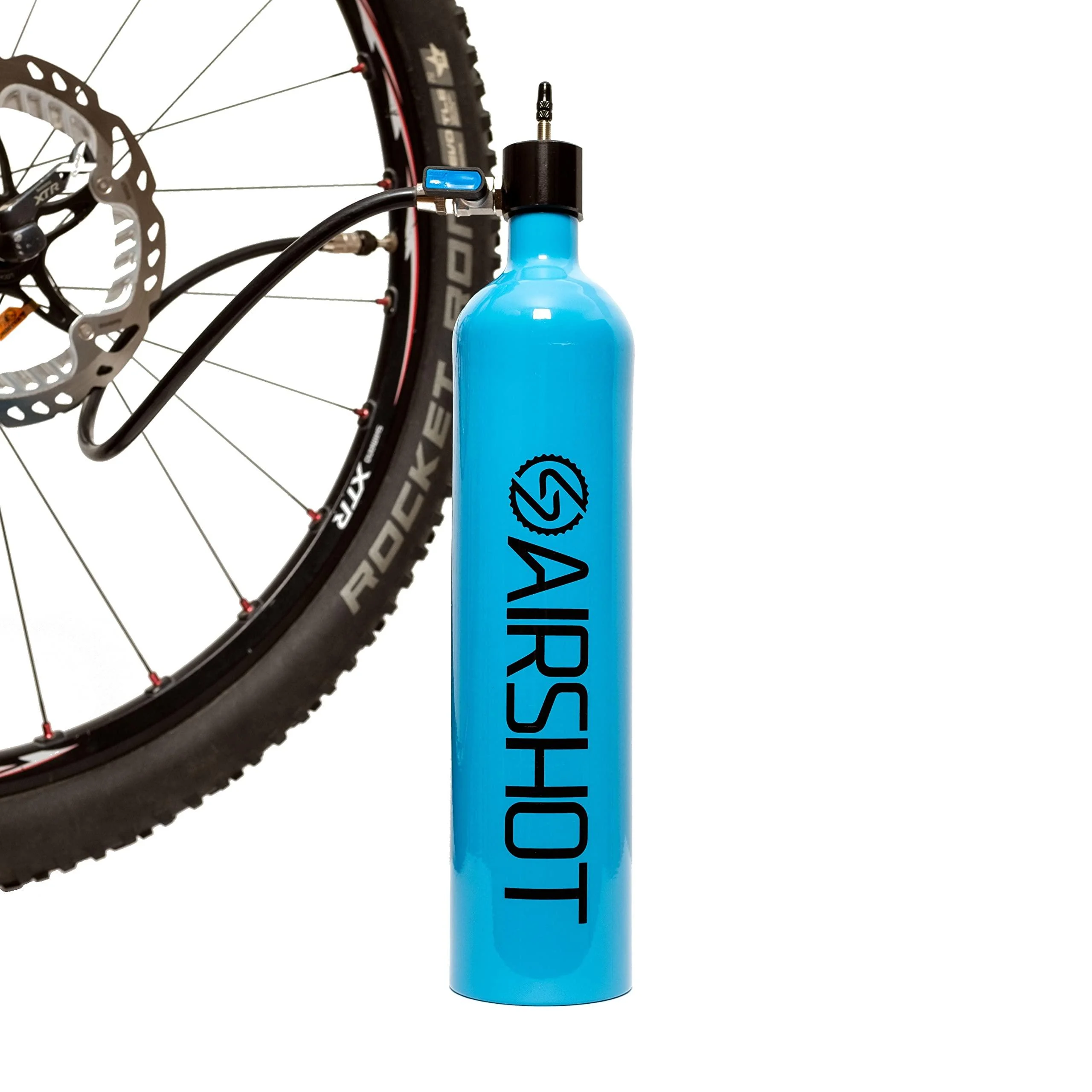 Airshot Tubeless Tire Inflator 1.15l Blue