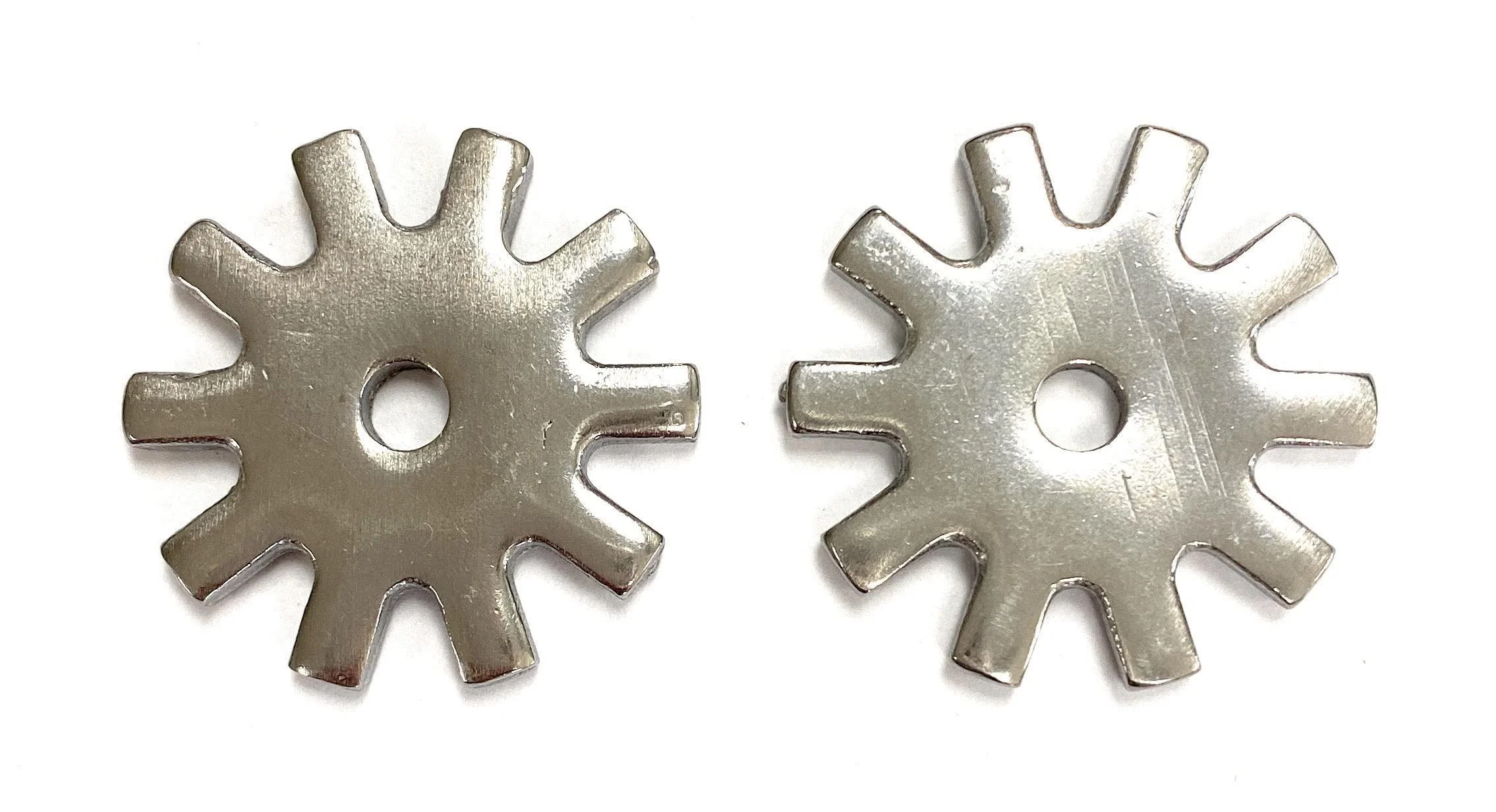 AJ Tack Wholesale Stainless Steel Spur Rowels Stainless Steel Thin Square 10pt