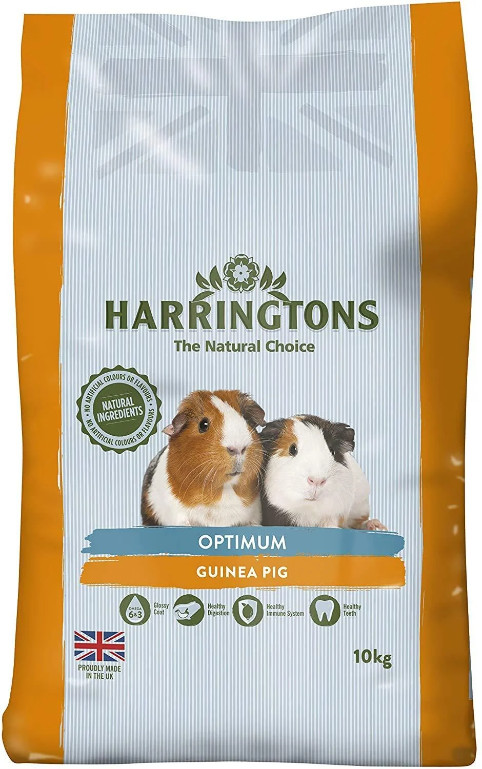 Harringtons Optimum Guinea Pig Food 10kg - Balanced Wholesome & Tasty