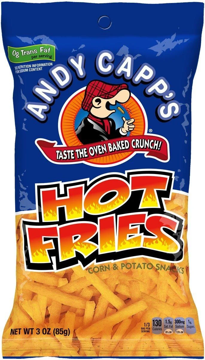 SNACK_CHIP_AND_CRISP Hot Fries - Andy Capp's