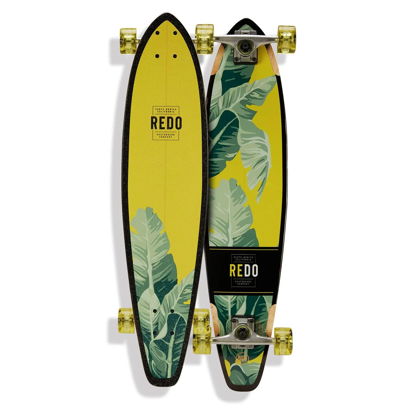 ReDo Skateboard Co. Kids 8" San Diego Palms Cruiser Complete Skateboard, Multicolor