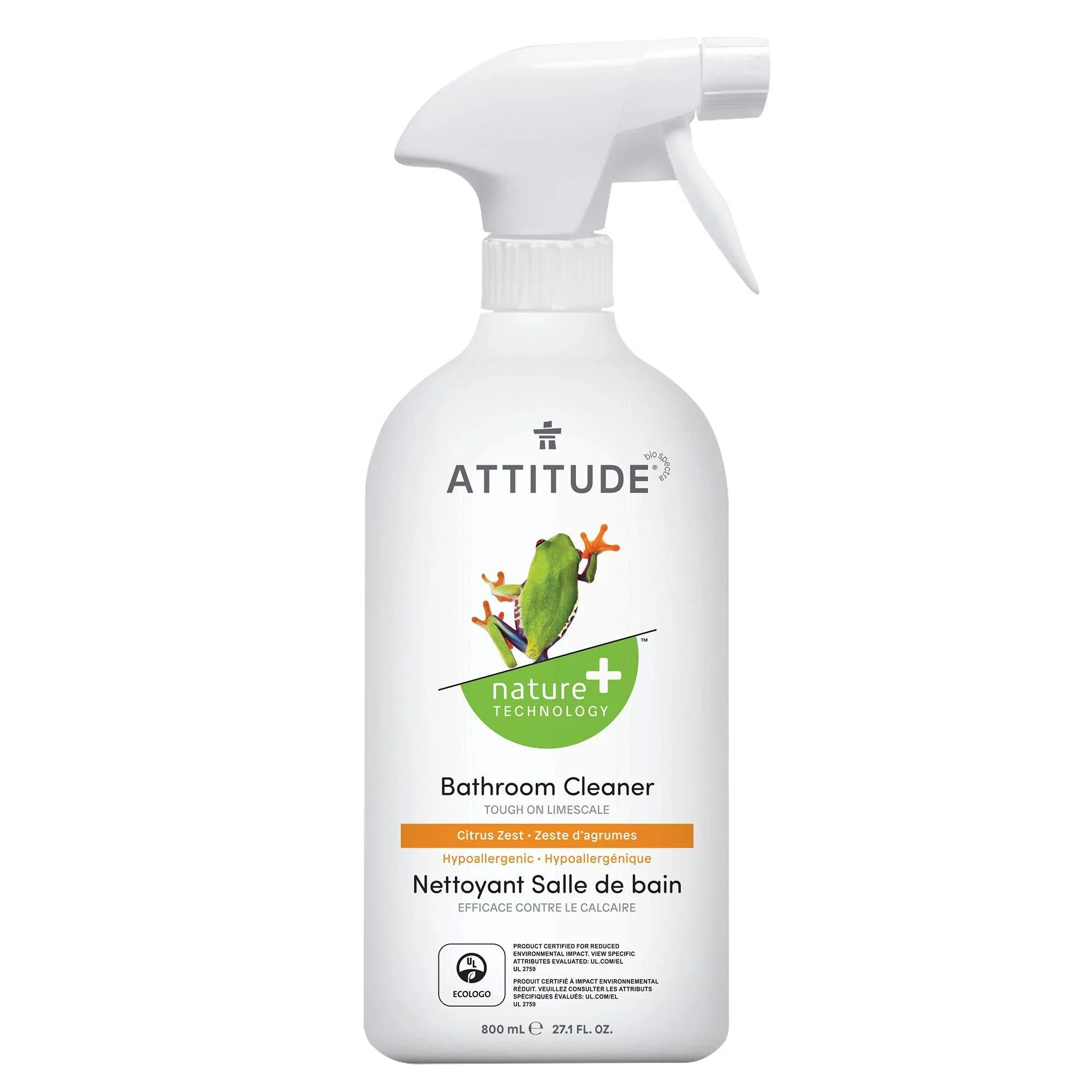 ATTITUDE Bathroom Cleaner Citrus Zest 27.1 fl oz (800 ml)