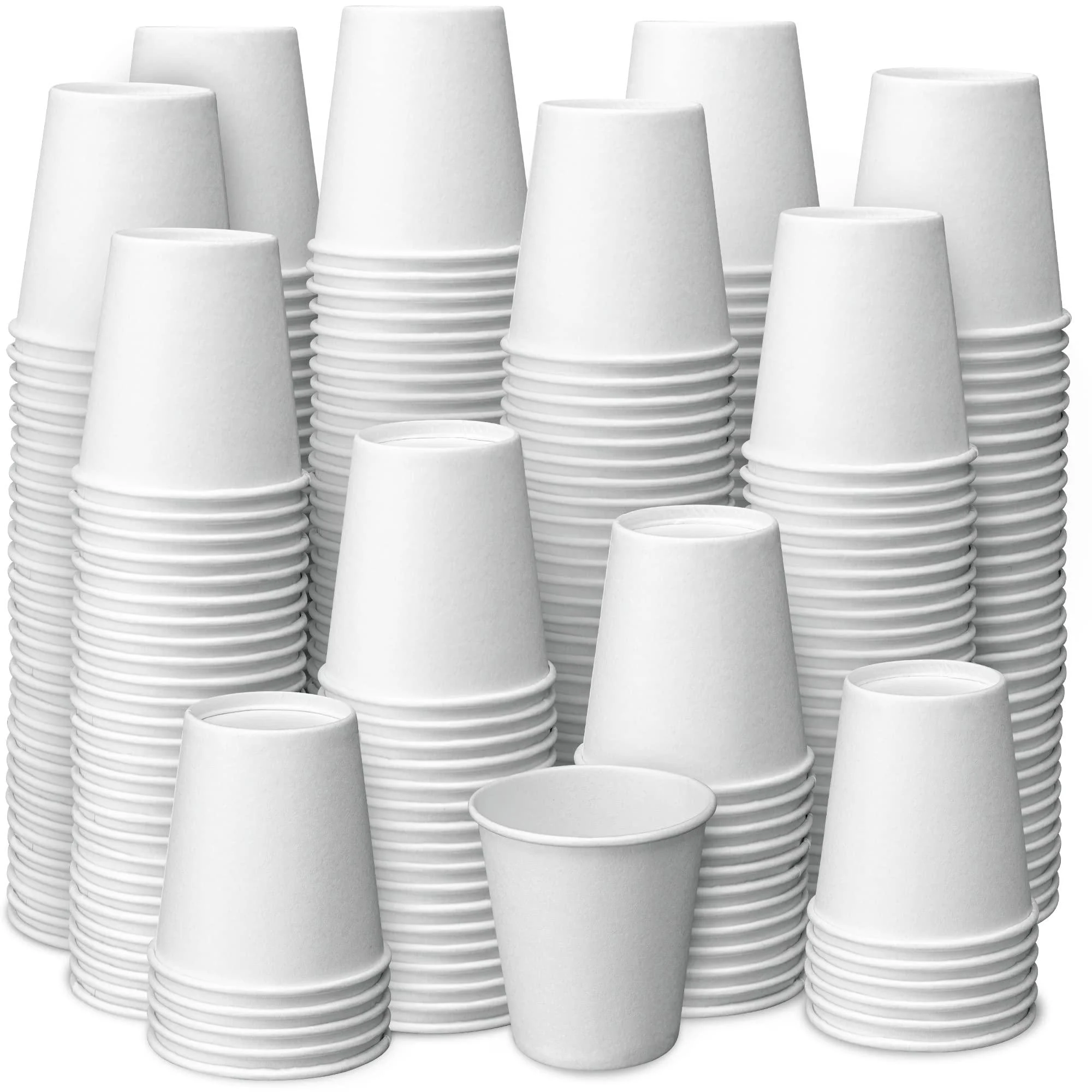 500 Pack 3 Oz Paper Cups - Disposable Cups | Espresso Cups | Bathroom Cups 3 Oz Paper | Mouthwash Cups | Small Paper Cups | 3 Oz Bathroom Cups 3 Oz Paper | Small Cups Small (Pack of 500)