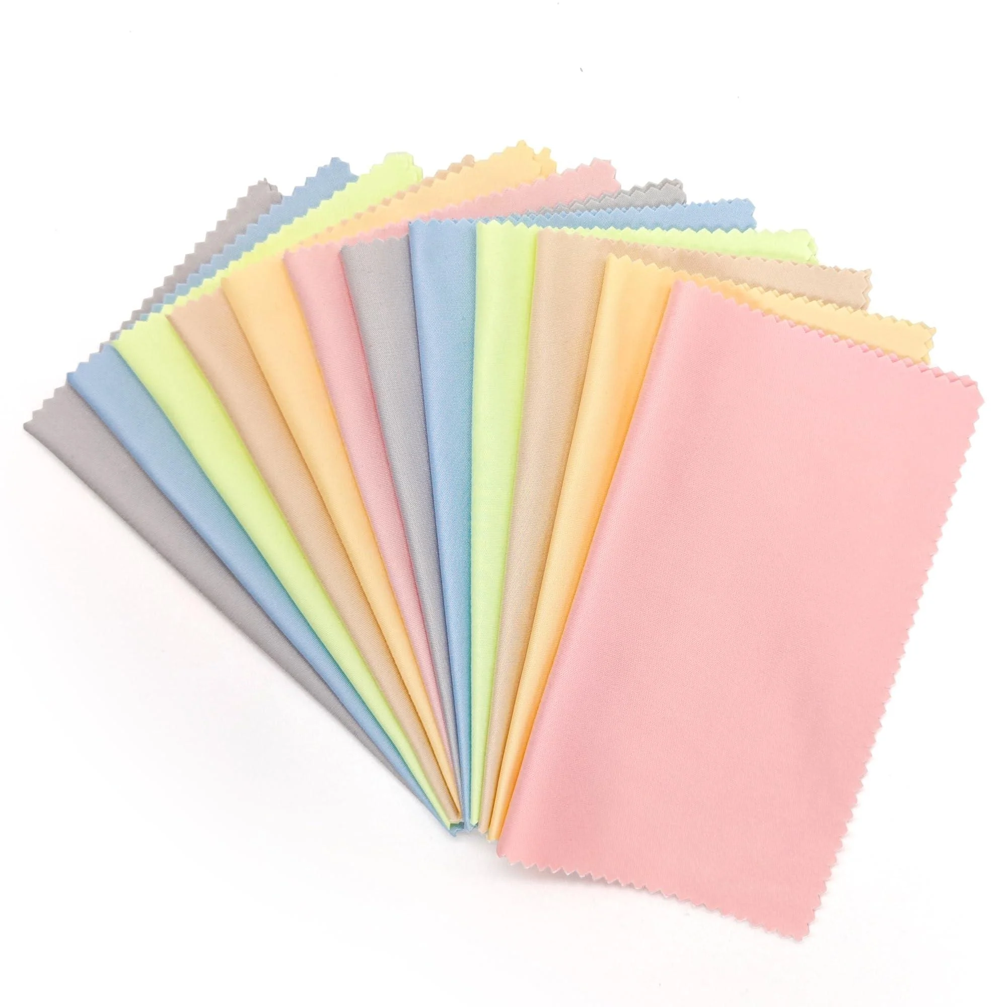 AIMI 12 Pack Assorted Colors Microfiber Cleaning Cloths - 6" x 7" Microfiber Glasses Cloth - Great for Cleaning Eyeglasses Cell Phones Screens Lenses Glasses and All Delicate Surface