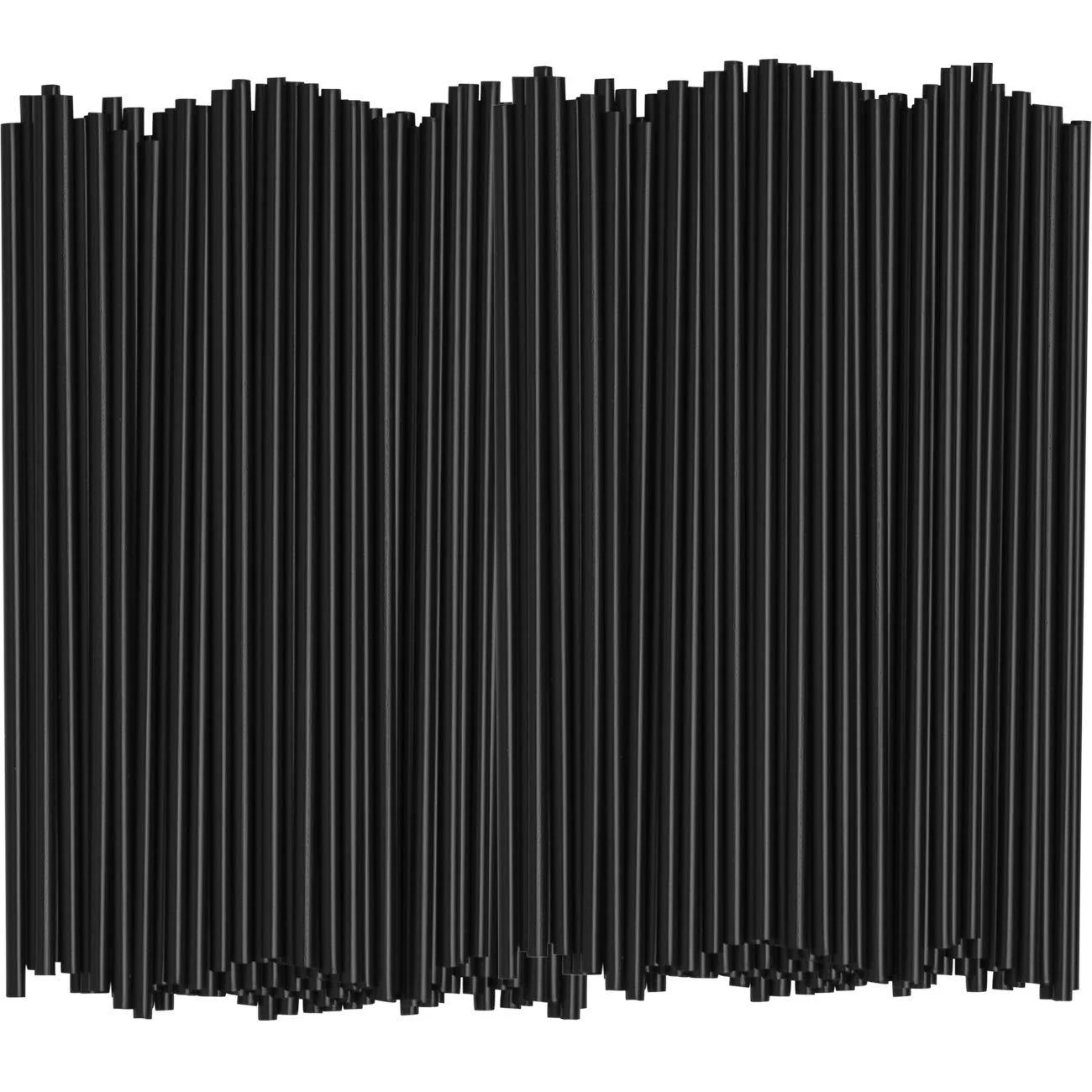 5 Inch Coffee & Cocktail Stirrers/Straws 1000 Count Disposable Plastic Sip Stir Sticks Black 1,000 - Comfy Package