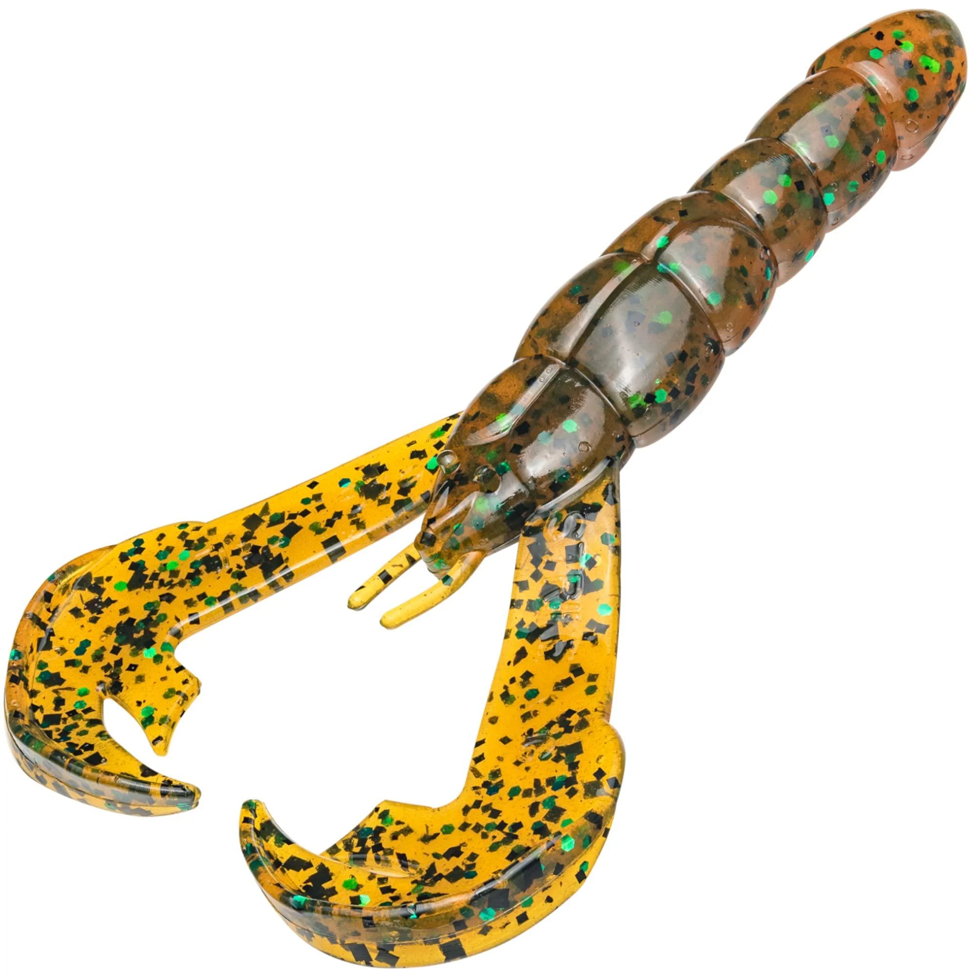 Strike King Rage Tail Craw Amber Green Black 0.145