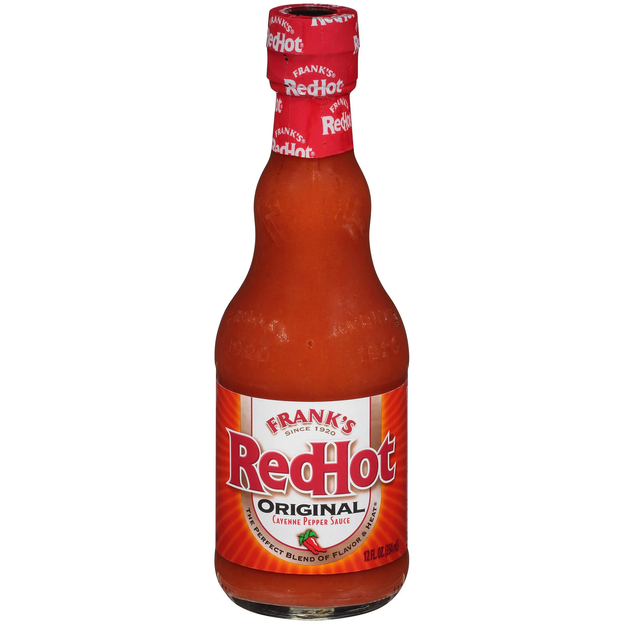 Frank's RedHot Original Hot Sauce (Keto Friendly), 12 fl oz 12 Fl Oz (Pack of 1)