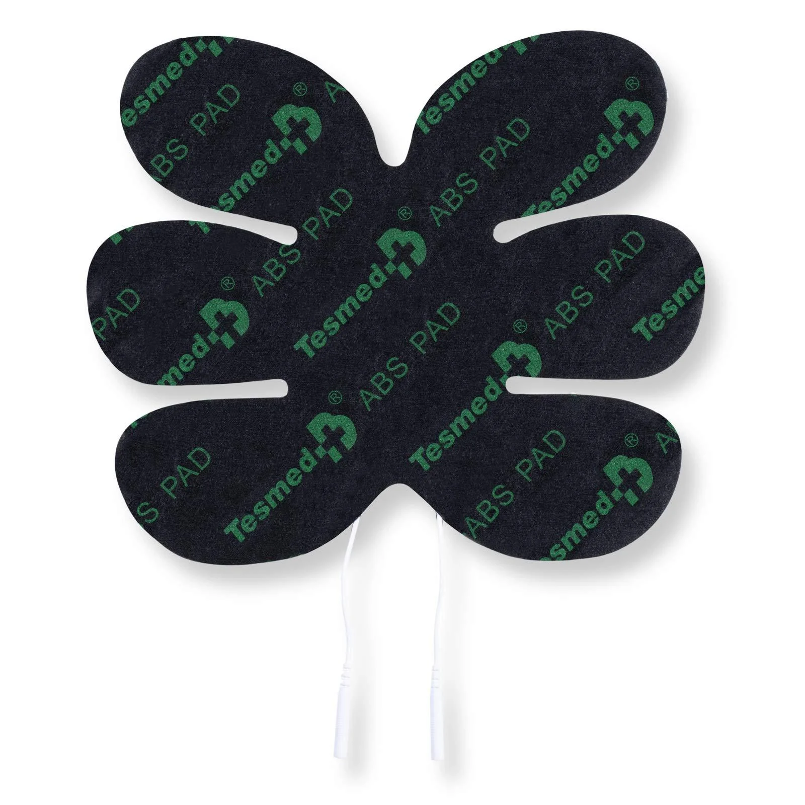 Tesmed ABS PAD: Specific electrode for abdominal muscles compatible with electrostimulators with 2 mm plug self-adhesive and pre-glued ideal for effective muscle stimulation