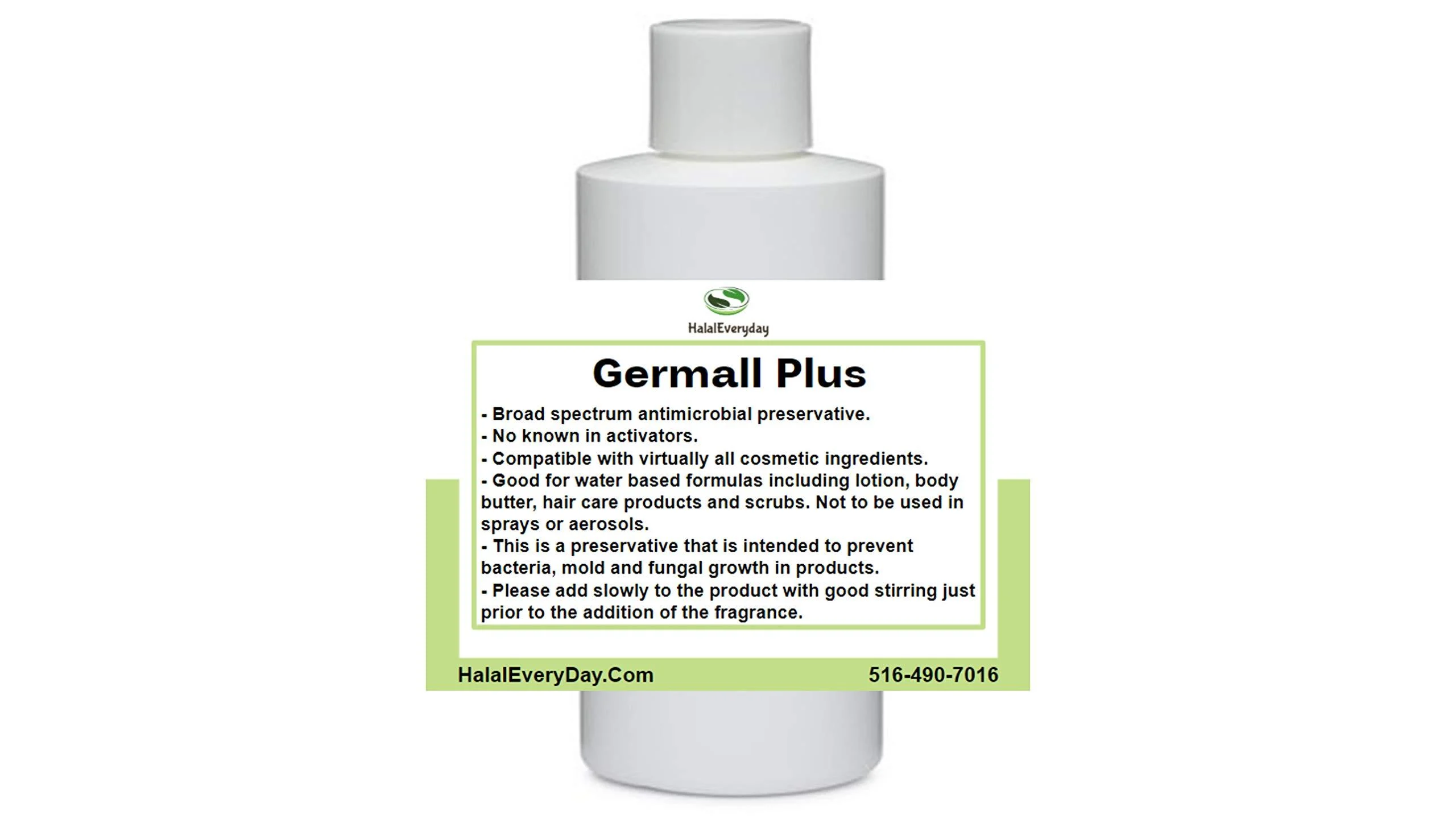 Germall Plus- Natural Preservative - Clear Liquid - Excellent broad spectrum preservative - 8oz - Compatible with most cosmetic ingredients Good for water based formulas