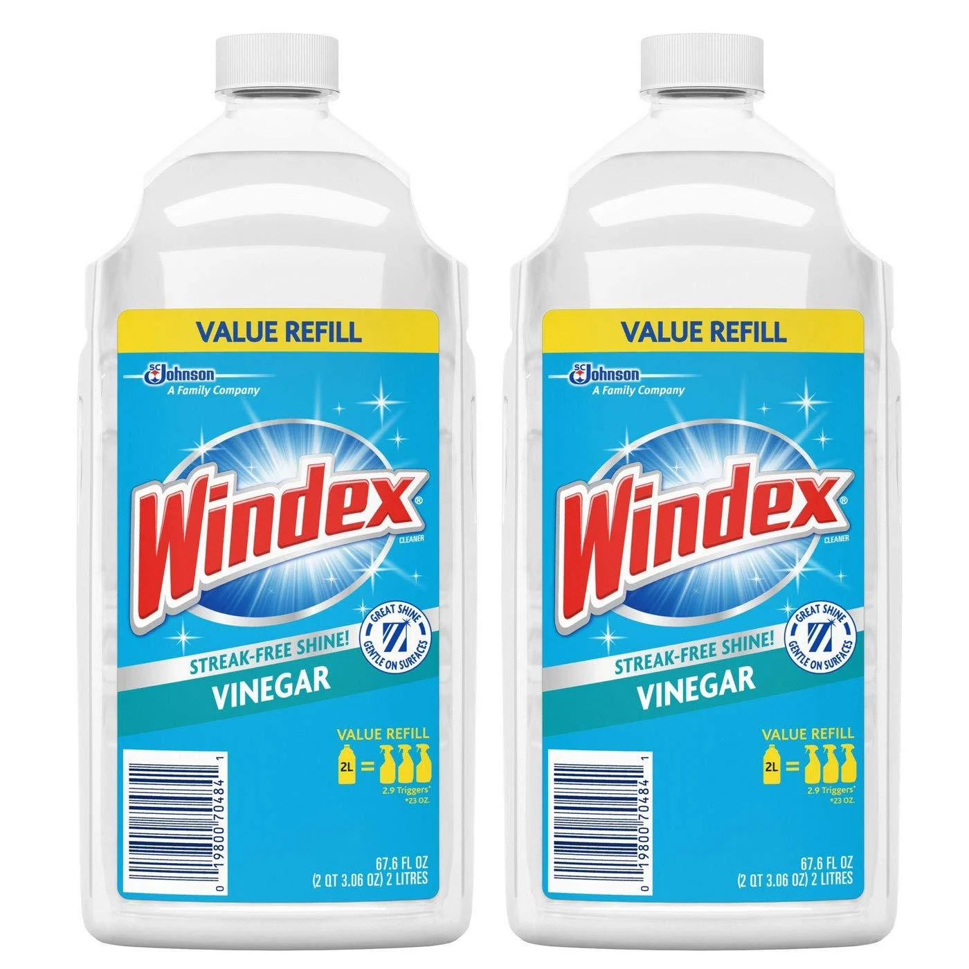 WINDEX Vinegar Multi-Surface Cleaner Refill 2 L (2)