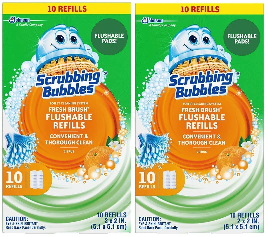 Scrubbing Bubbles Fresh Brush Refill 10-Count 2 Pack