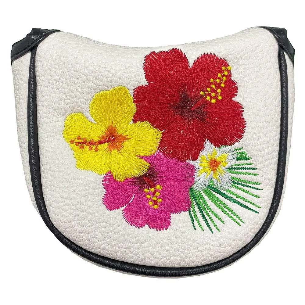 Giggle Golf Mallet Putter Cover | Golf for Men & Women | Golf Bag Accessory Tropical