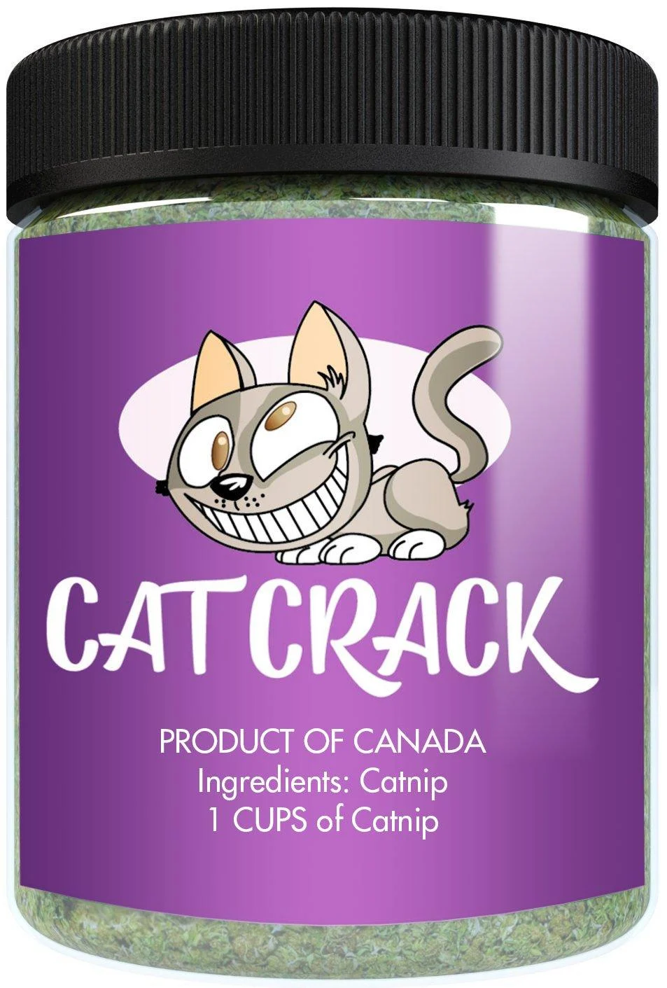 Cat Crack Catnip, Premium Blend Safe for Cats, Infused with Maximum Potency Your Kitty is Sure to Go Crazy for 1 Cup