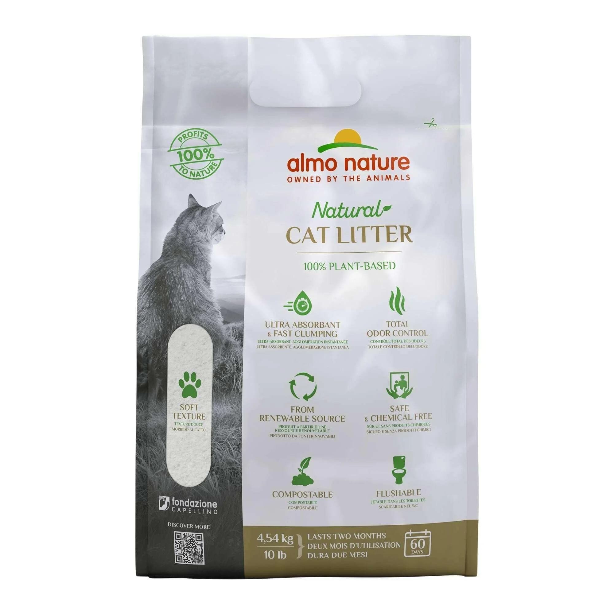 Almo Nature Cat Litter 4.54 kg 4.54 kg (Pack of 1)