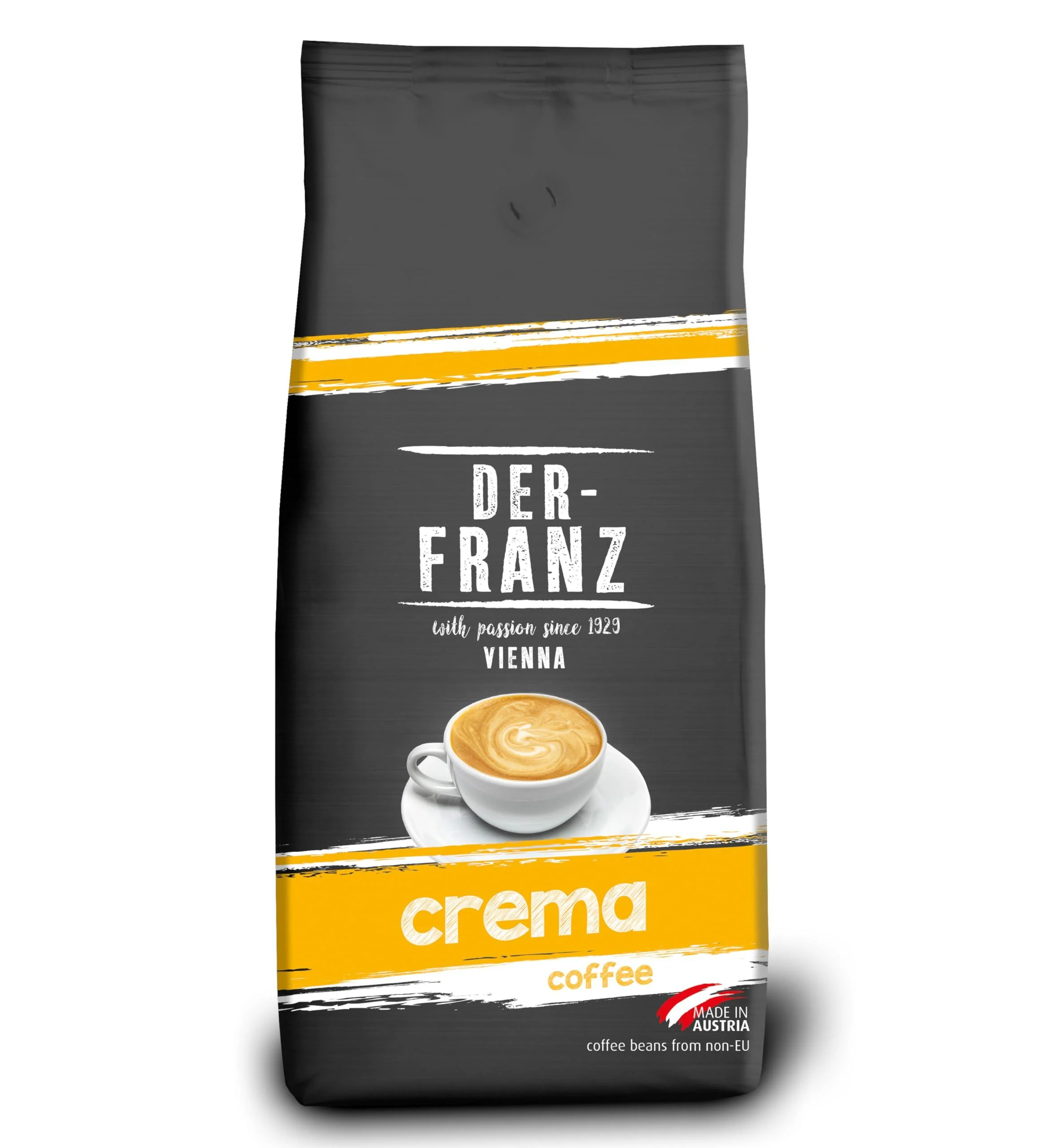 Der-Franz Crema Caf en grains 1000 g Crema 1 kg (Lot de 1)