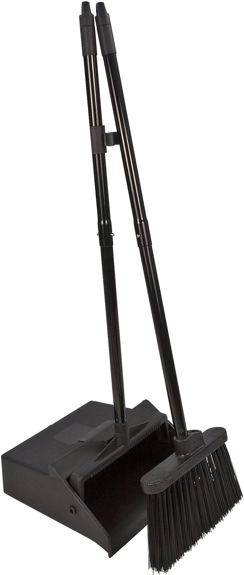 CFS 36141503 Duo-Pan Plastic Lobby Pan and Duo-Sweep Broom Combo, 36" Overall Length x 11-51/64" Width, Black
