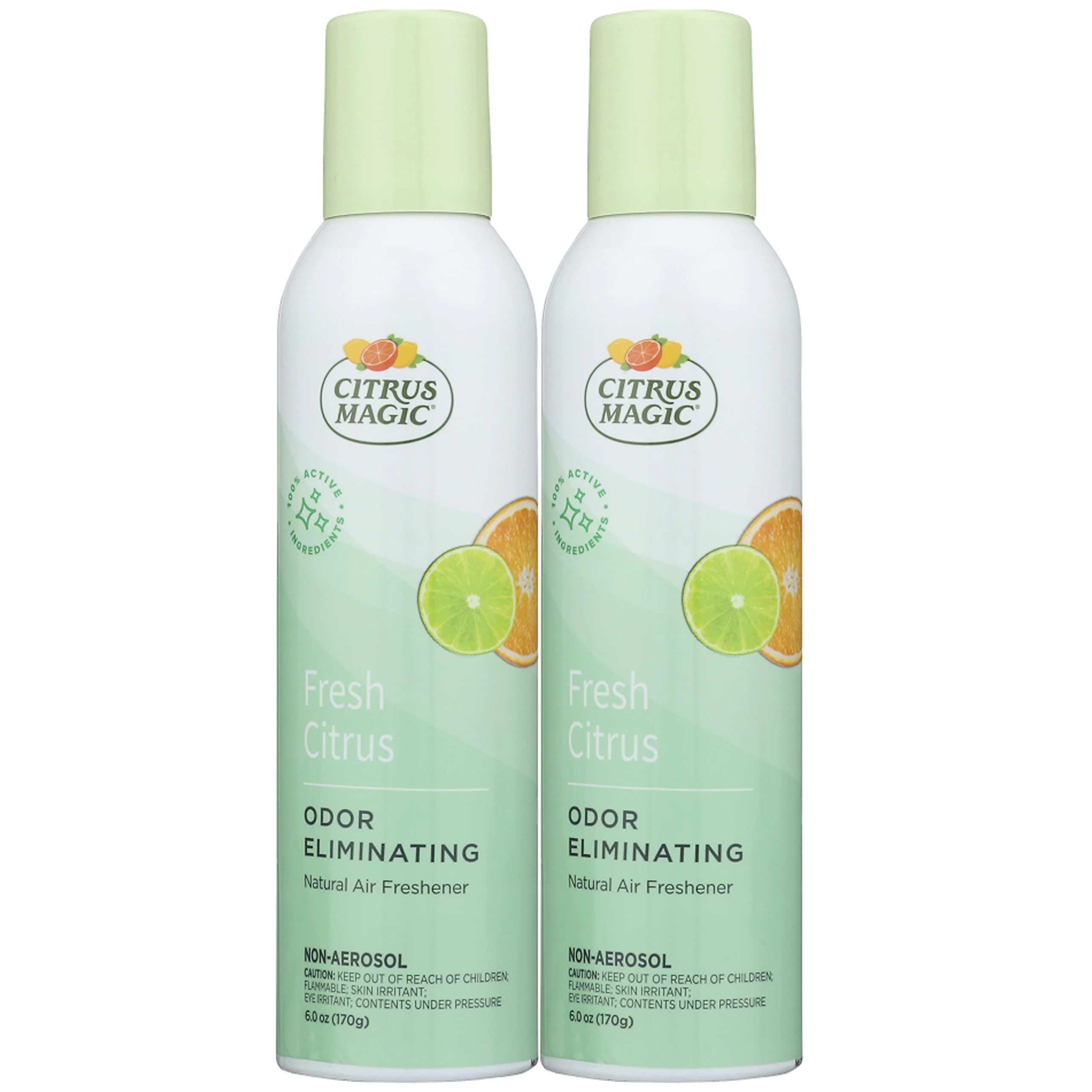 Citrus Magic Natural Odor Eliminating Air Freshener Spray, Fresh Citrus, 6-Ounce, Pack of 2 Citrus Pack of 2
