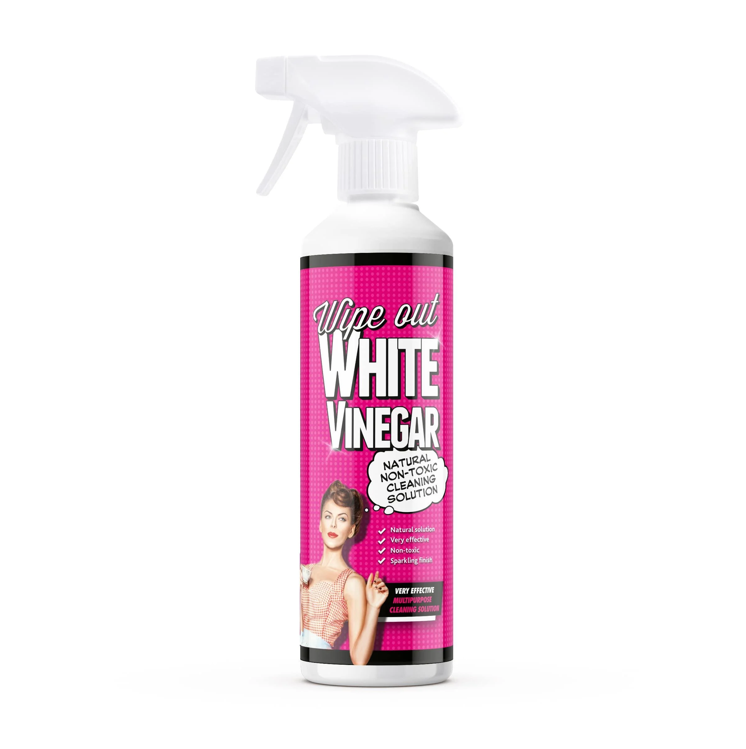 Wipeout - White Vinegar Spray | Multi Surface Cleaner 5% Acidity - 500ml