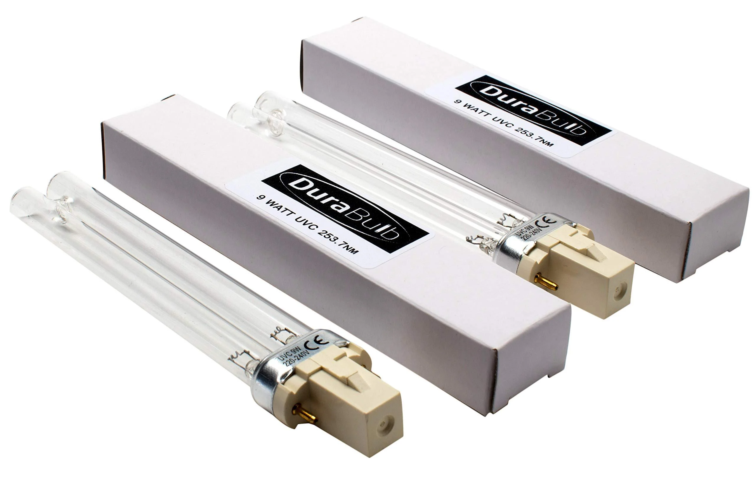 DuraBulb Twin Pack Replacement 9W UV (Ultra Violet) Bulb Lamp for Pond UVC Filters & Clarifiers Twin Pack 9W